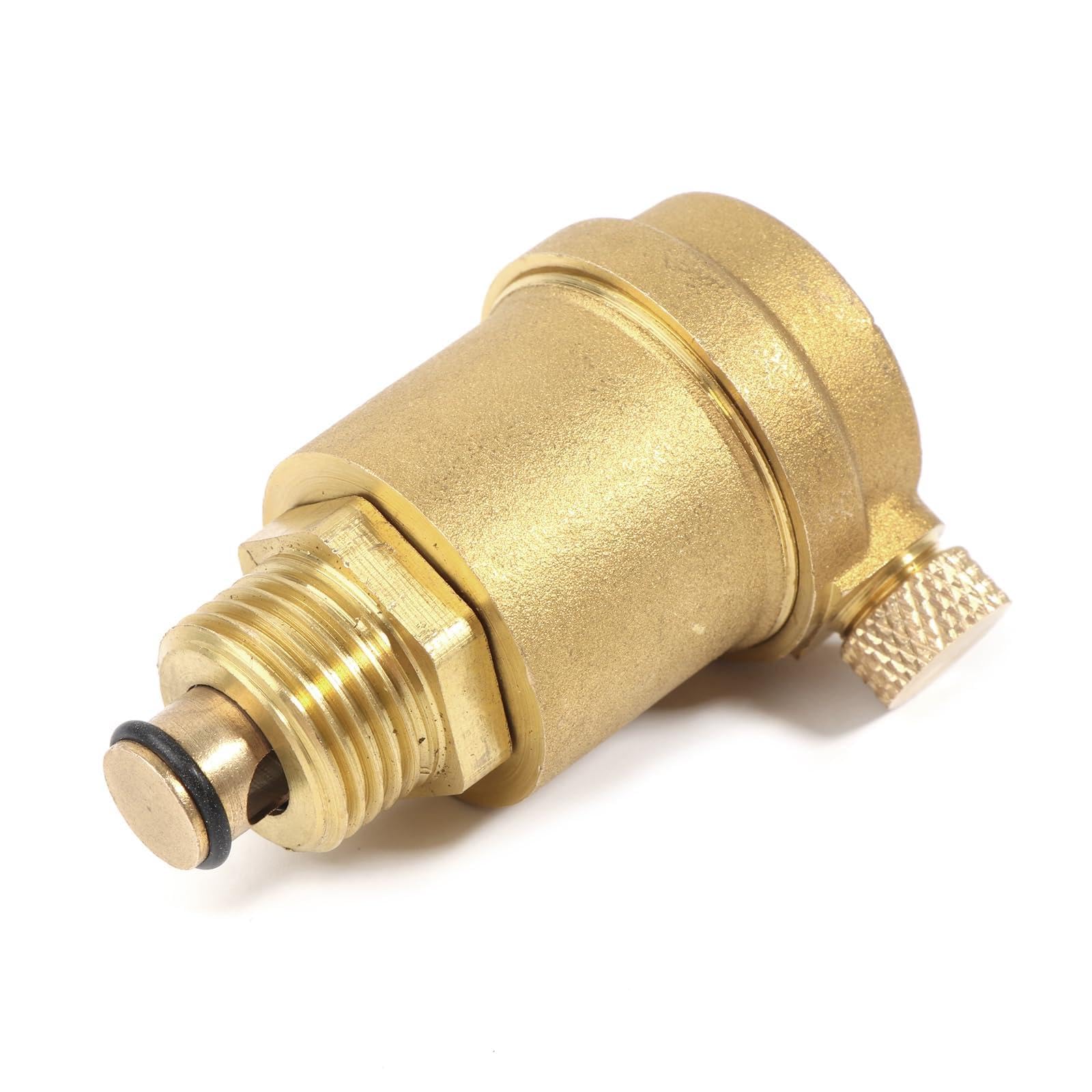 DN15 DN20 DN25 Brass Air Vent Automatic Brass Pressure Relief Metal Vacuum Exhaust Solar Heat Water Heater Vent