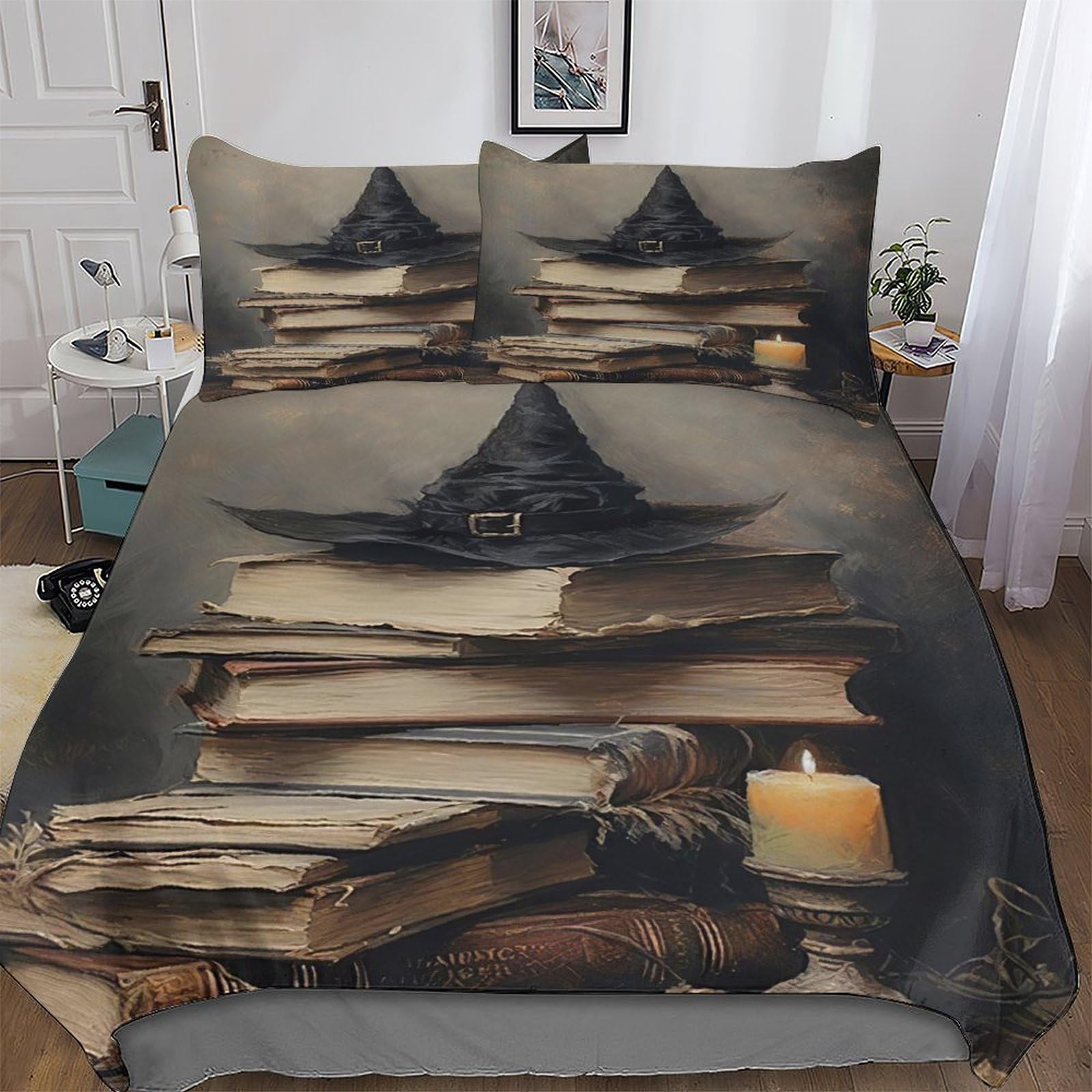 Housse de couette microfibre avec zip pour chambre d'adolescent et lit King moderne