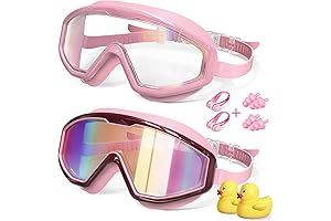 Kids Swim Goggles, Toddler Swimming Goggles Designed for Kids 6-14