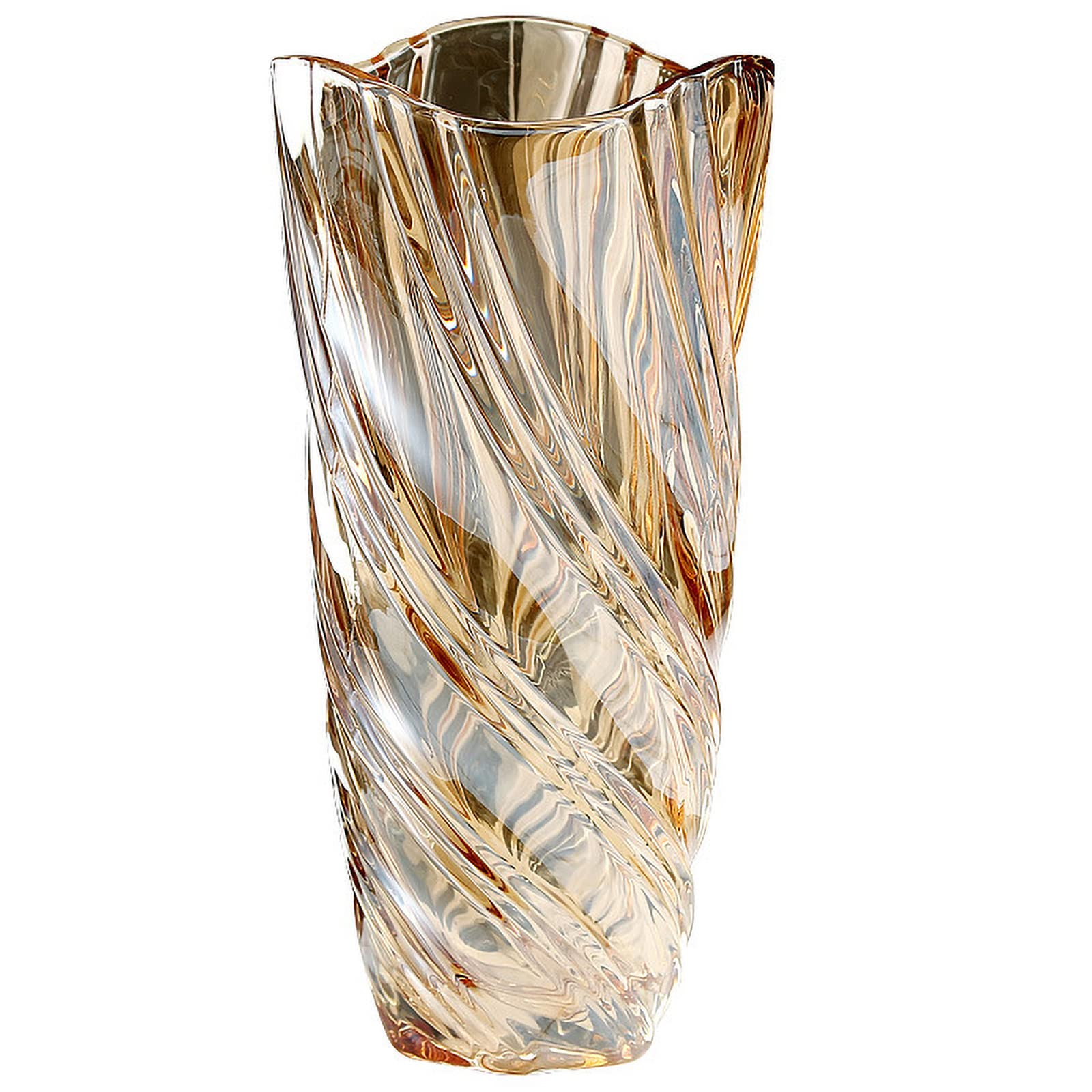 Glass Flower Vase, Modern Minimalist Nordic Glass Vase Handmade Floral Hydroponic Home Decor Dining Table Gift for Wedding Housewarming