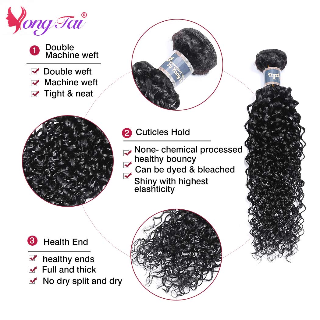 Amazon.com : Yuyongtai Brazilian Curly Hair 4 Bundles 24 24 