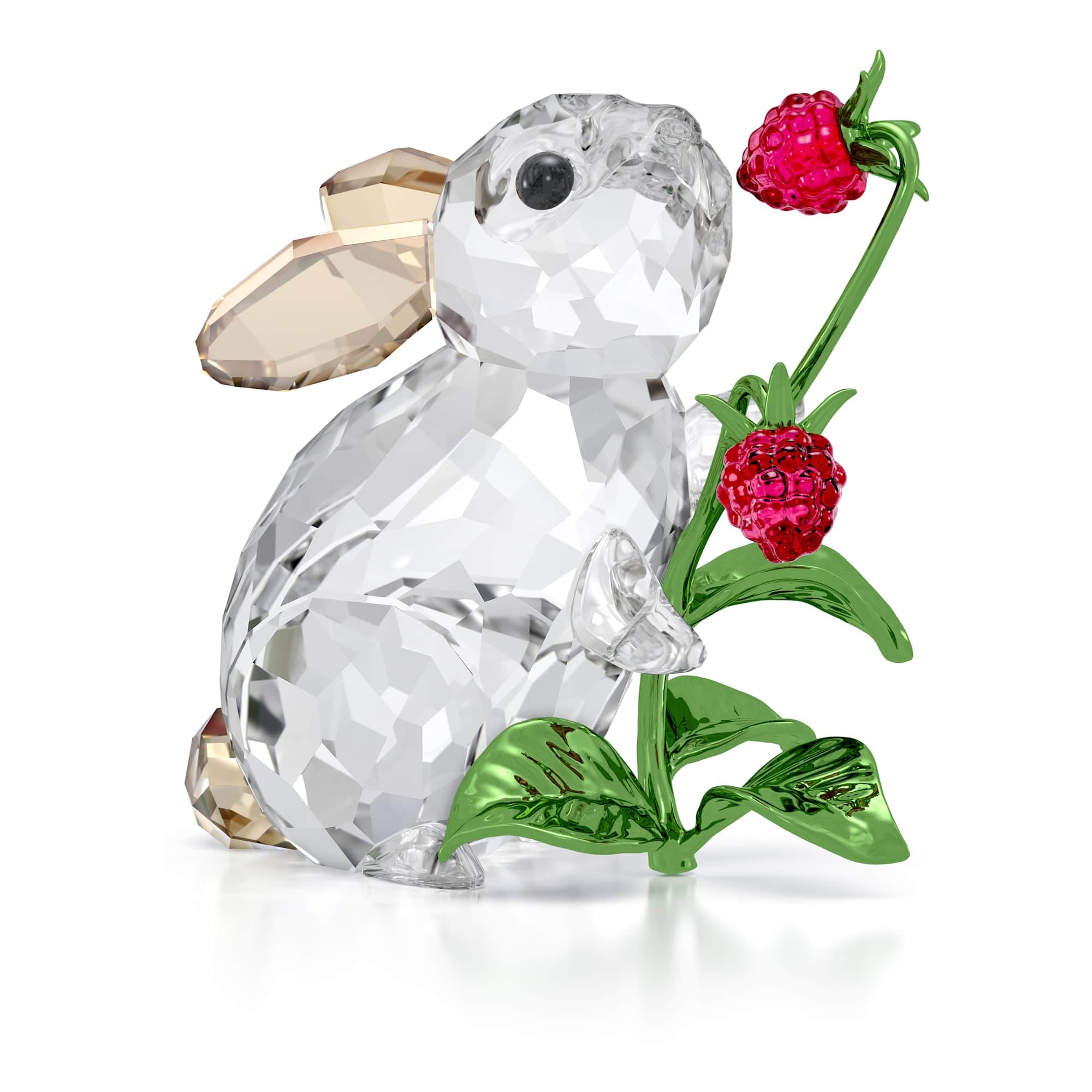 Swarovski Idyllia Rabbit And Raspberries Figurine 5702437