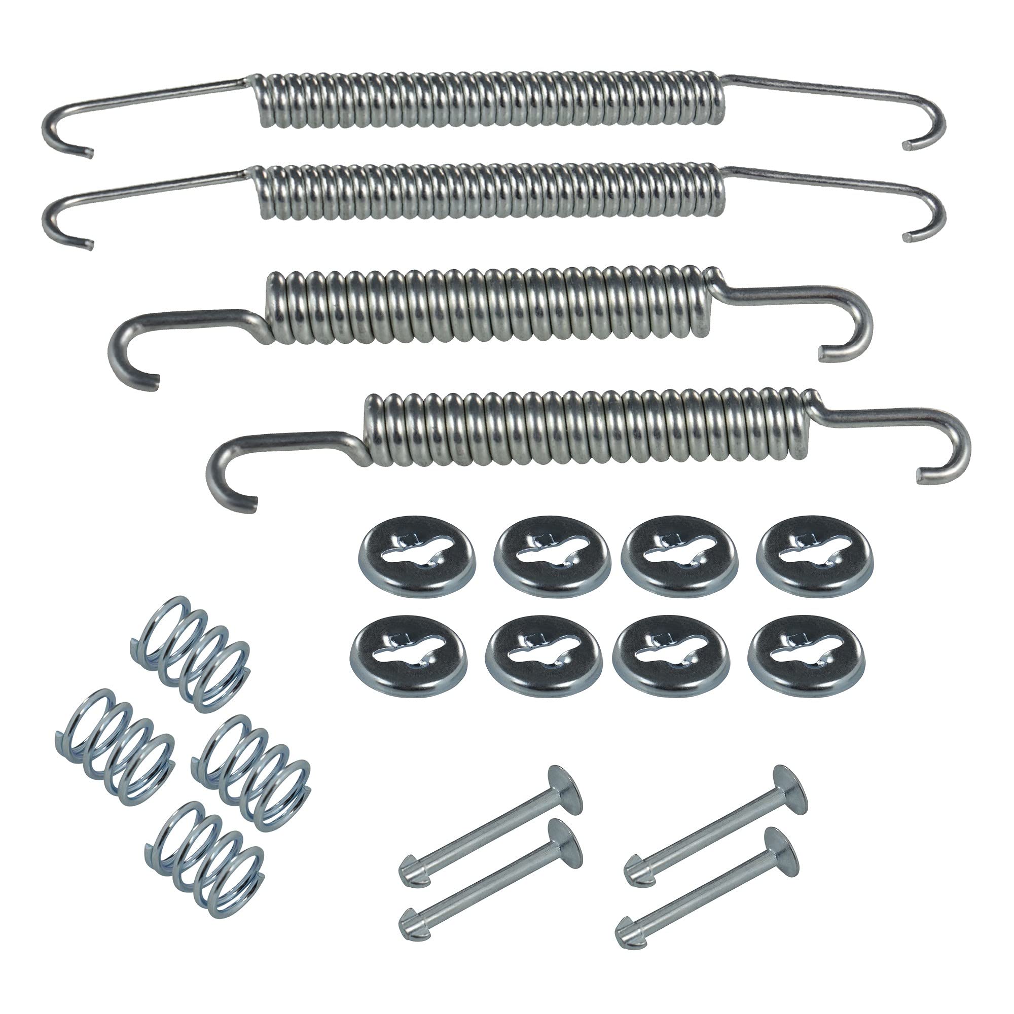ATEC Germany Kit freni asse posteriore incl. 2x Tamburo freno 4x Ganasce freno con kit di montaggio 1x Kit di montaggio 2x Cilindro freno ruota Compatibile con FIAT CINQUECENTO, SEICENTO / 600 (187_)