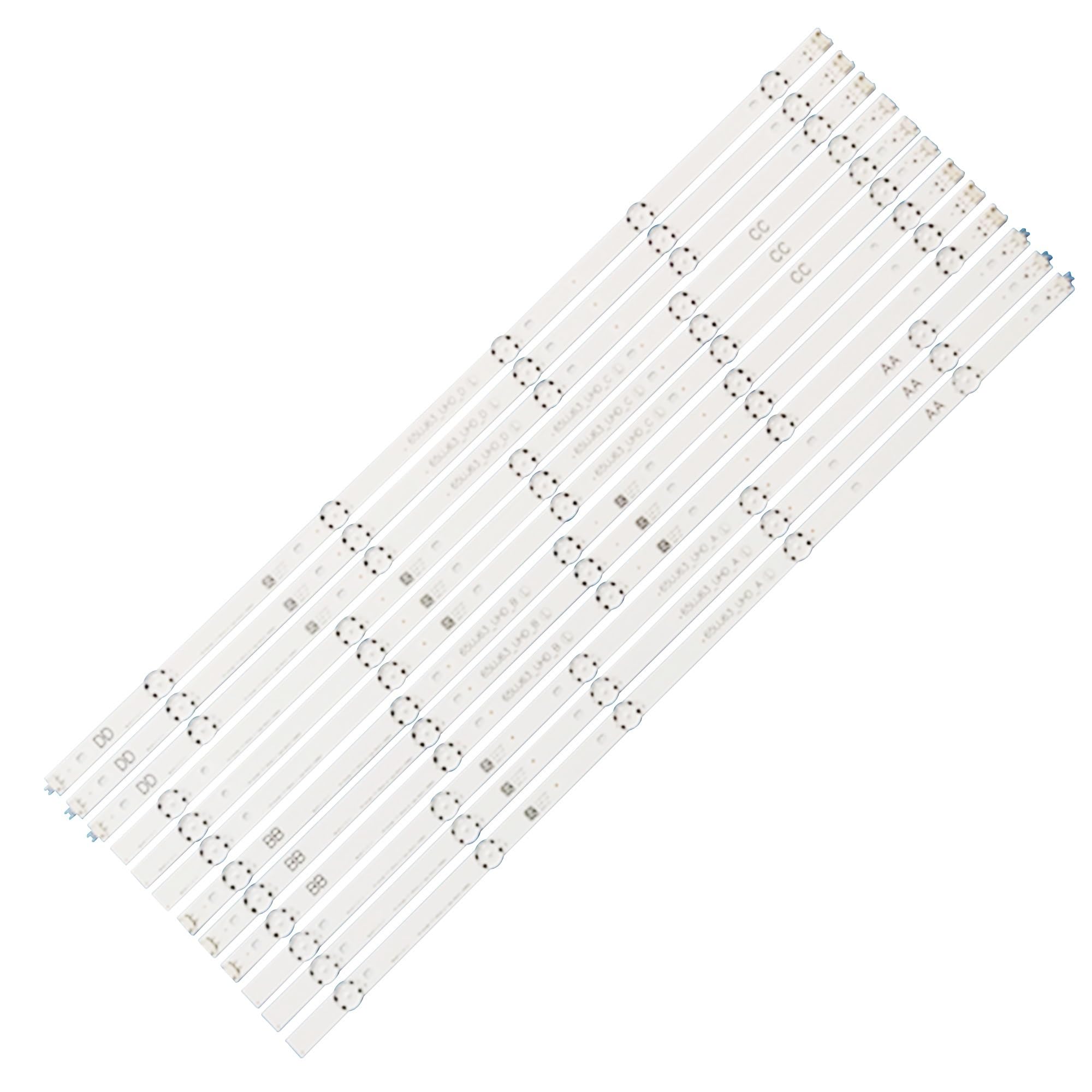 12 stücke Led-hintergrundbeleuchtung Fit for LG 65UJ6300 65UJ630V 65UJ6309 65UJ634V 65UJ5500 65UK6100 Fit for Innotek 17Y 65inch_A SSC 65UJ63_UHD_A BCD