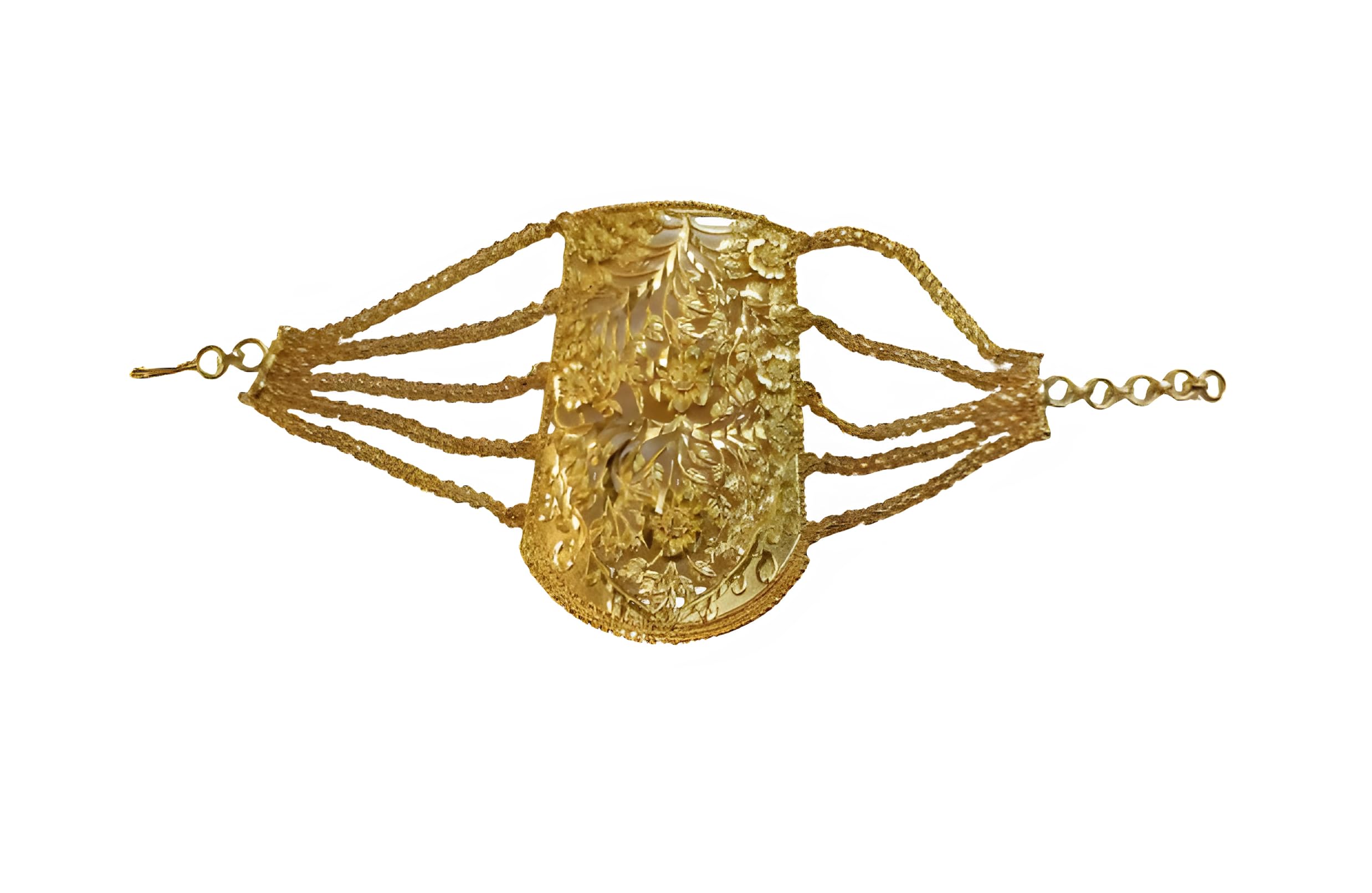 Purabi Jewels Designer Gold Plated Original Gold Like Adjustable Mantasha Bracelet for Women and Girls (B0D9P9V9D3) Amazon Price History, Amazon Price Tracker