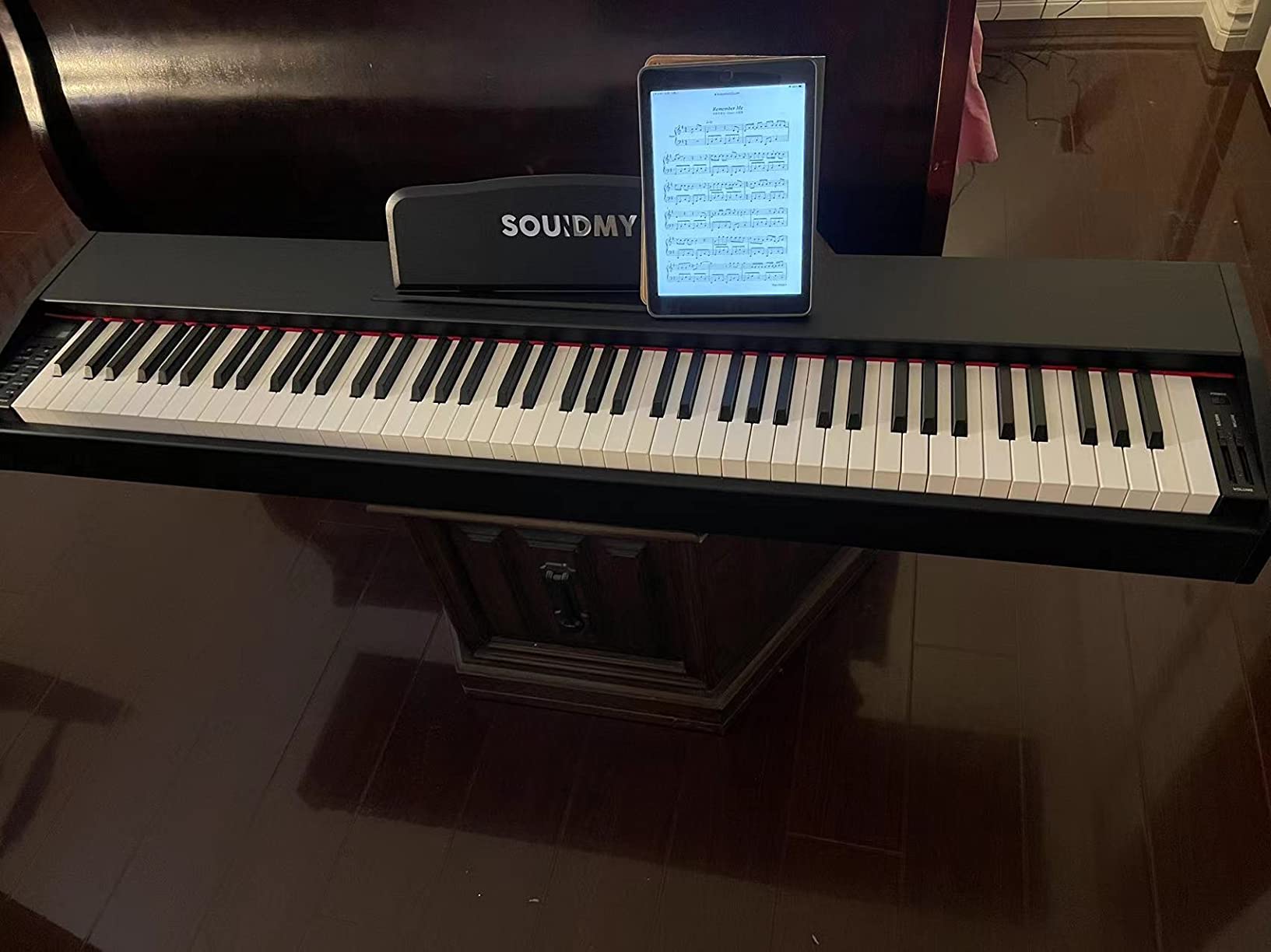 32/mo Finance SOUIDMY G310 Digital Piano, Upgraded 88 Keys Full