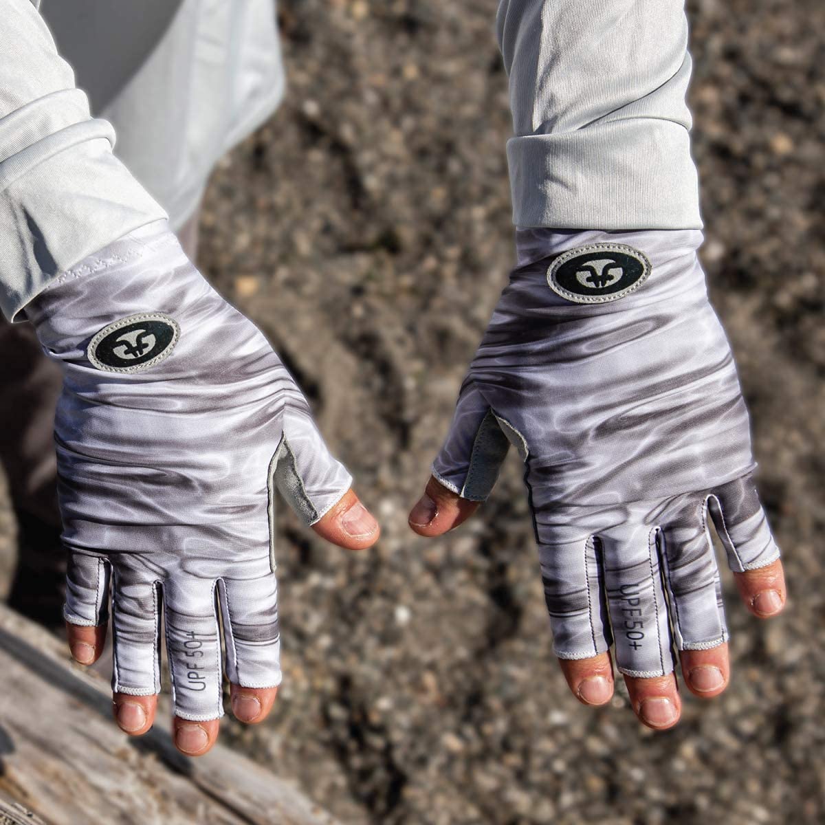 Flying Fisherman SunBandit Gants de pêche sans Doigts pour Homme et Femme Protection UV 50+, idéal pour la pêche, Le Kayak, la pagaie, l'aviron, la Conduite