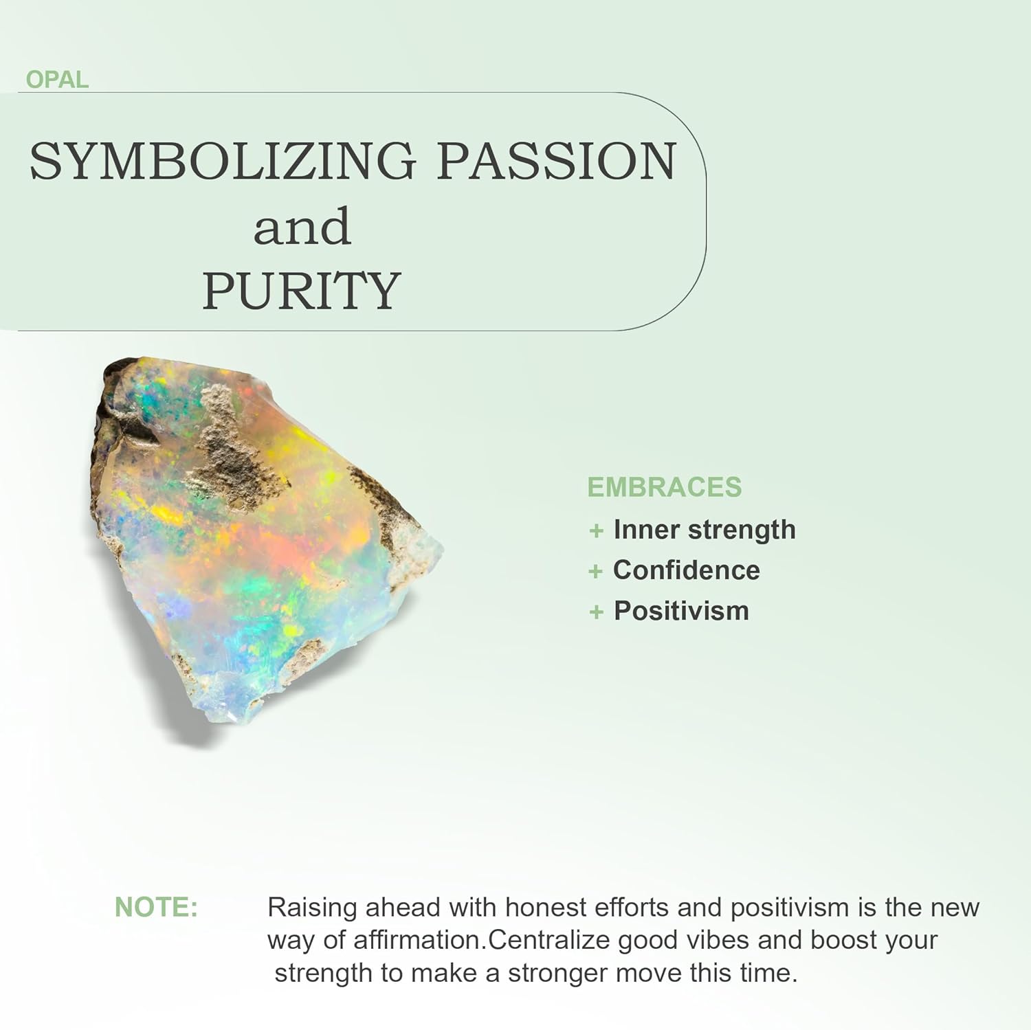 GOODSTONE JEWELS Natural Opal, Ruby, Emerald, Moonstone & Zircon Solitaire Ring for Women in 18K Gold Plated Sterling Silver Statement Ring Jewelry Gift for Her Wedding|Anniversary|Engagement Jewelry