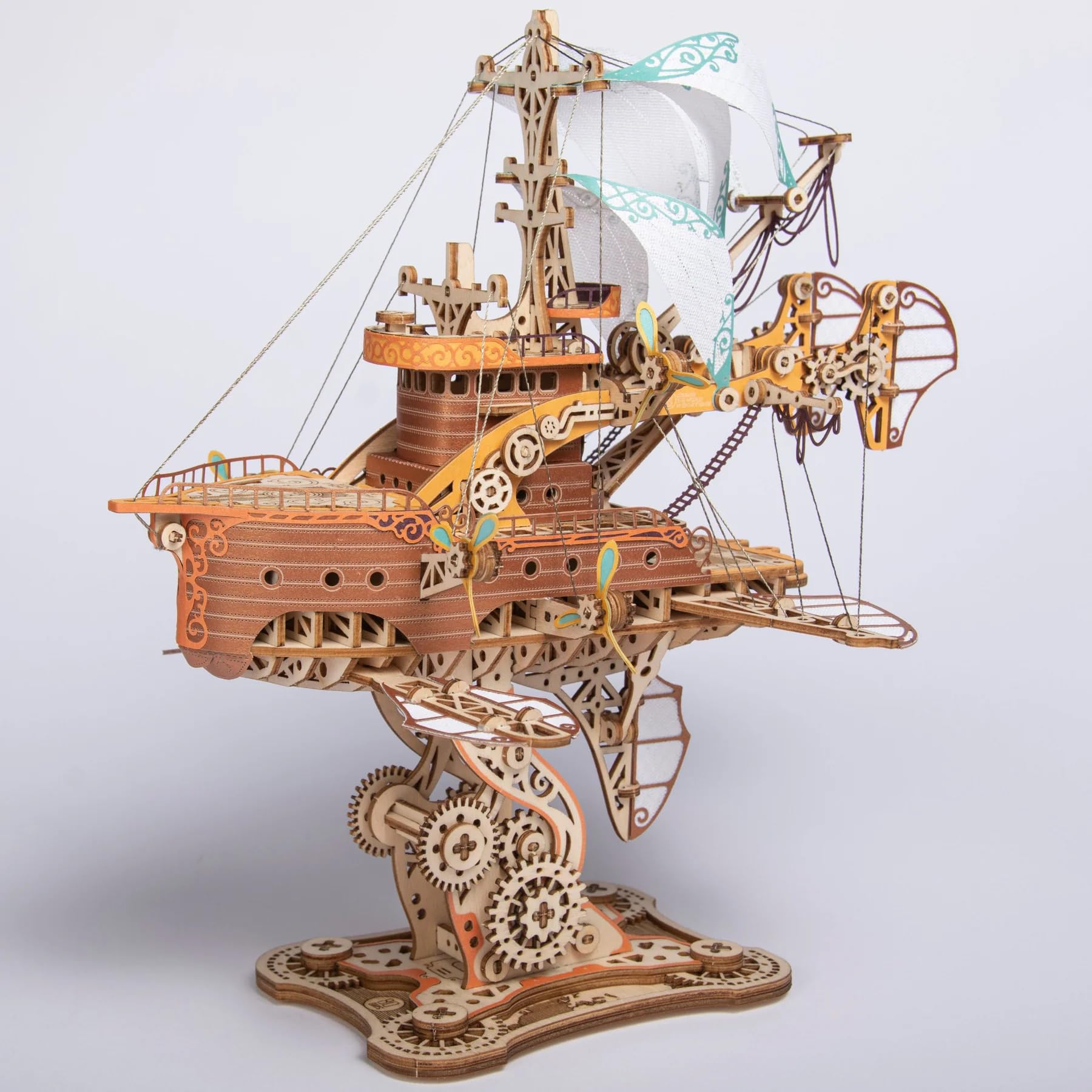 In 80 Tagen per Schiff um die Welt, 3D-Puzzles für Erwachsene und Kinder zum Bauen, Howcat, Holz, 421 Teile