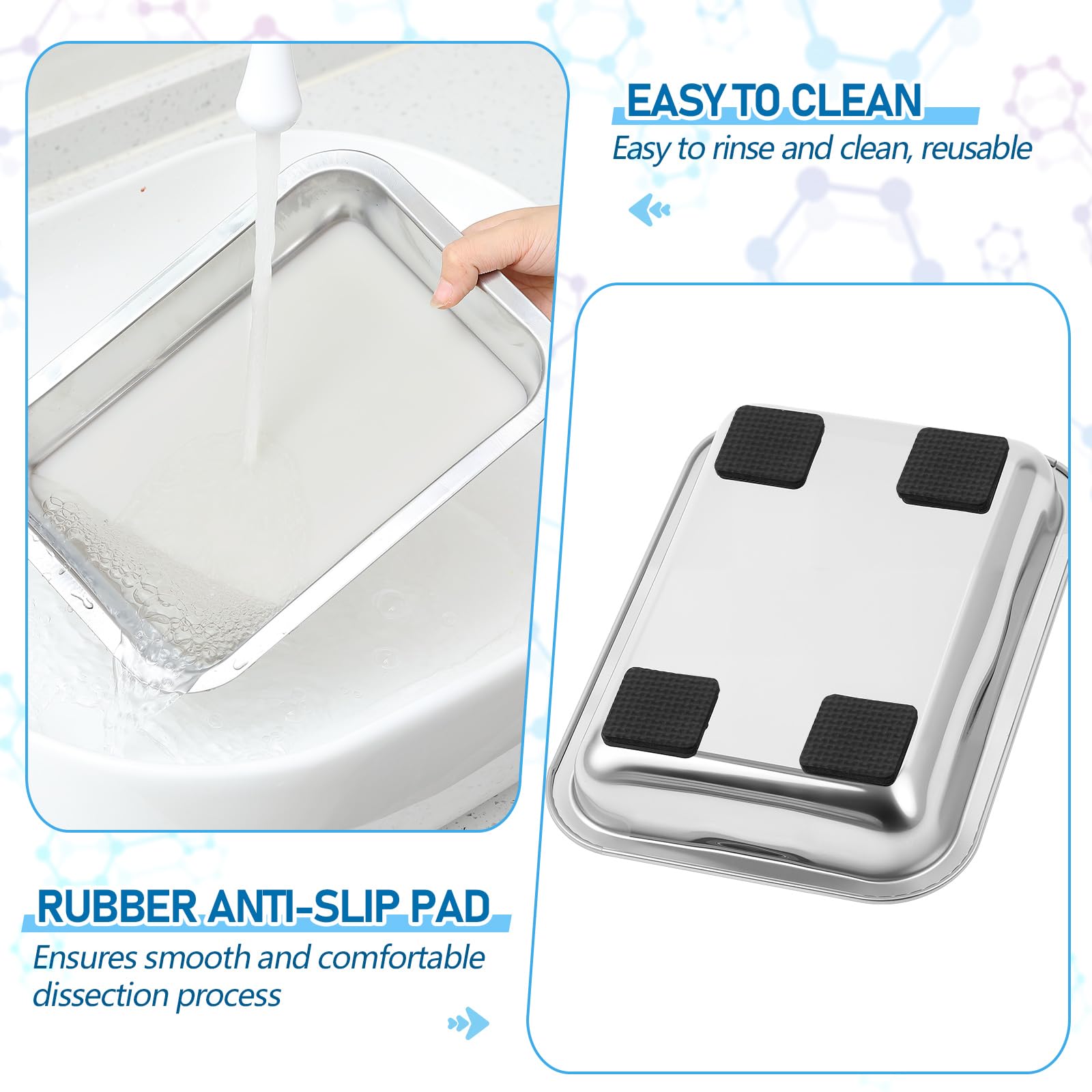 Conelist 1 Set 10.2 x 7.5 Inch Dissection Pan with Wax, Black — Amazon image 29