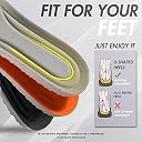 CROMILUS Shock Absorption Flexible Replacement Insoles, E-TPU Elastic Inserts, Relieve Foot Pain, Maximum Cushion Comfortable Insoles for Men and Women Pair of 1 gallery image