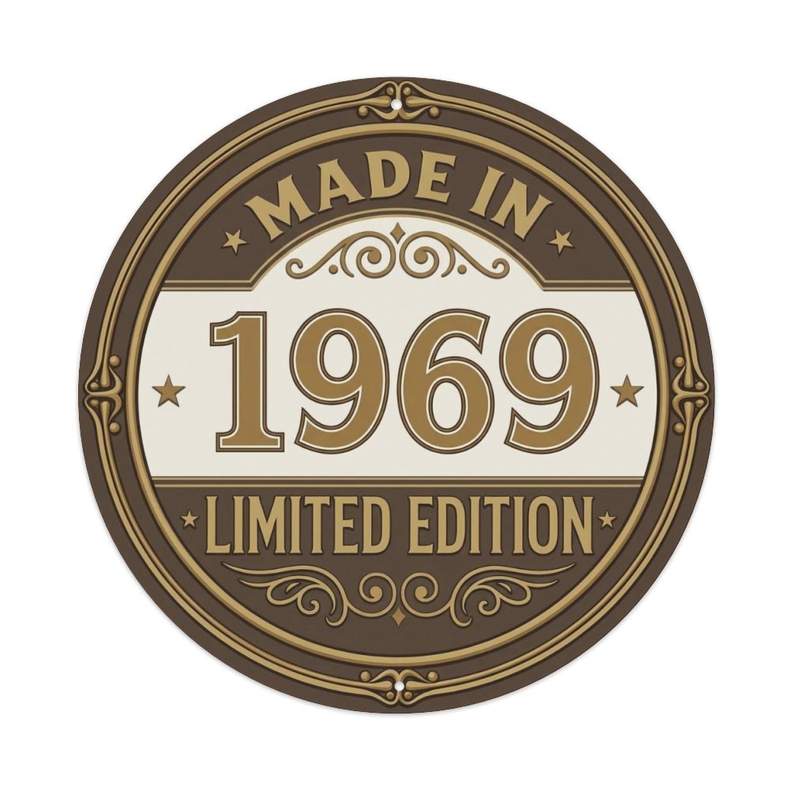 Okahys 8X8inch(20X20cm) Made In 1969 Limited Edition Metal Tin Sign