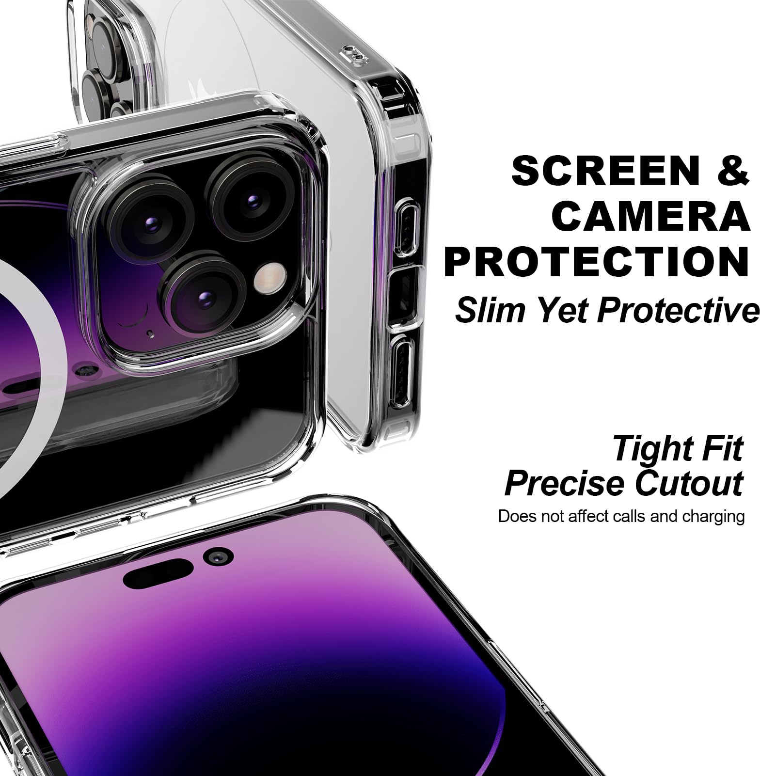 クリアケース14 Amazon.co.jp: ZENIX DESIGN TECH iPhone14 用 ケース Magsafe