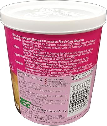 Mae Ploy Massaman Curry Paste – 2 × 400 g Jars, Authentic Thai Cooking
