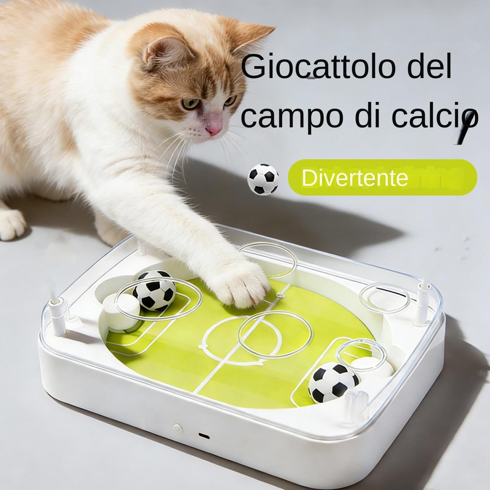 Palline giocattolo per gatti da interno Interattivo Calcio con Gatta per | Giochi Divertenti per Per in casa e all'aperto, addestramento, esercizio, stimolazione mentale, simulazione di