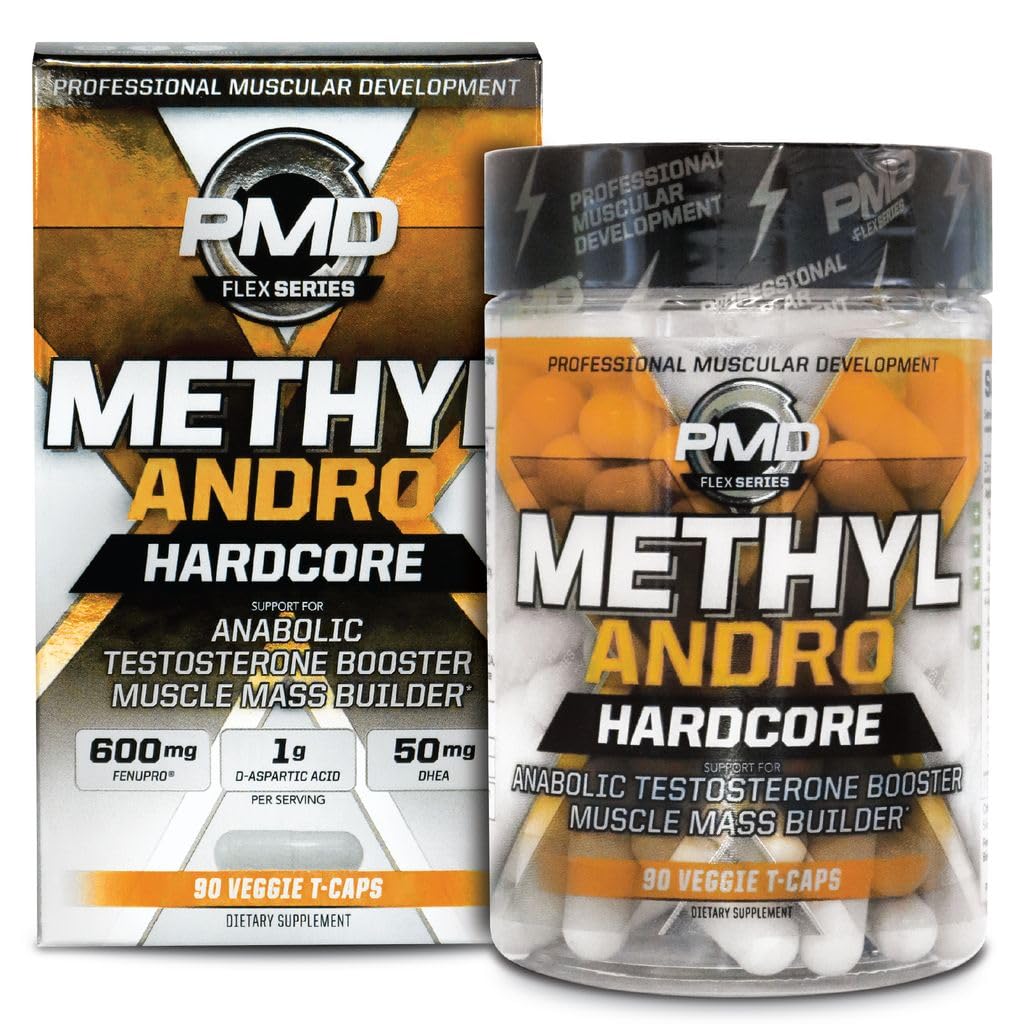 PMD Methyl Andro Hardcore Testosterone Support - 90 Capsules