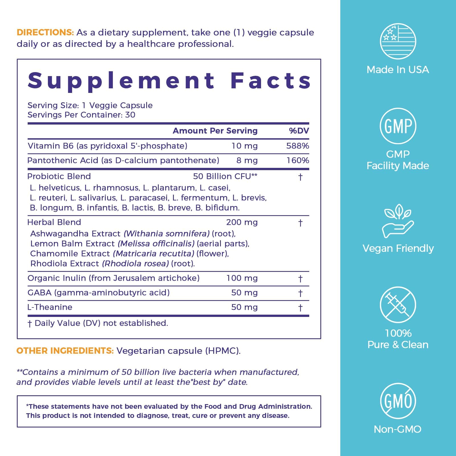 NewRhythm Mood Probiotics 50 Billion CFU, 14 Strains — Amazon image 7