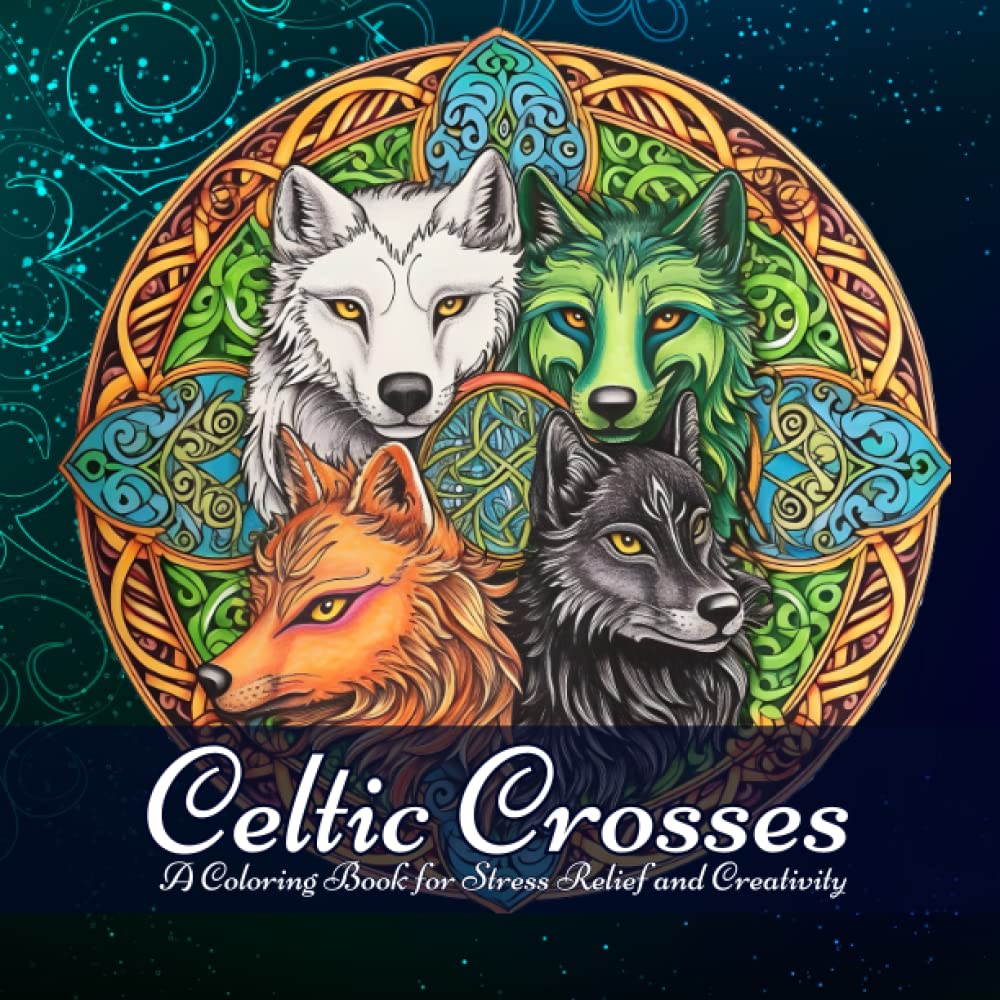 Mindful MarkersCeltic Crosses: A Coloring Book for Stress Relief and Creativity