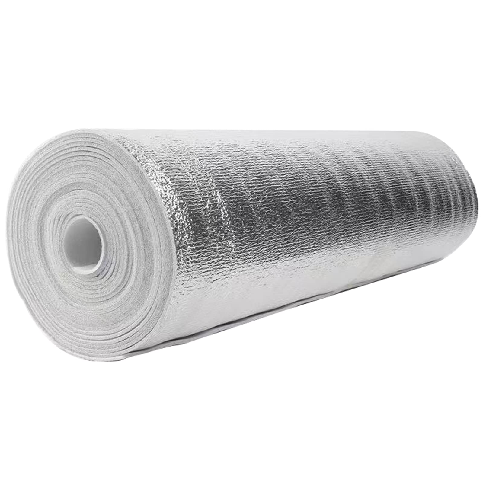 Spessore 2mm Sottopavimento per Laminato Isolamento Anticalpestio in Polietilene Isolmant ad Alta Densità per Pavimenti in Laminato e Parquet(Size:1 * 20m)