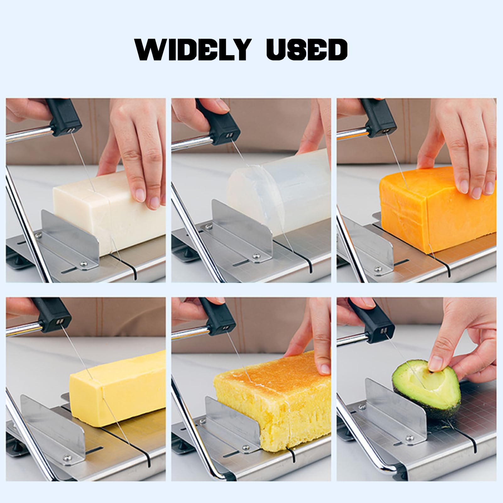 Soap Cutter Machine, Hand-Made Soap Cutter - Stainless Steel Soap Cutters With Scale For Soap Making Loaf Slicer - Soap Cutters For Soap Making, DIY Craft Soap, Candle Or Kitchen Butter Cheese