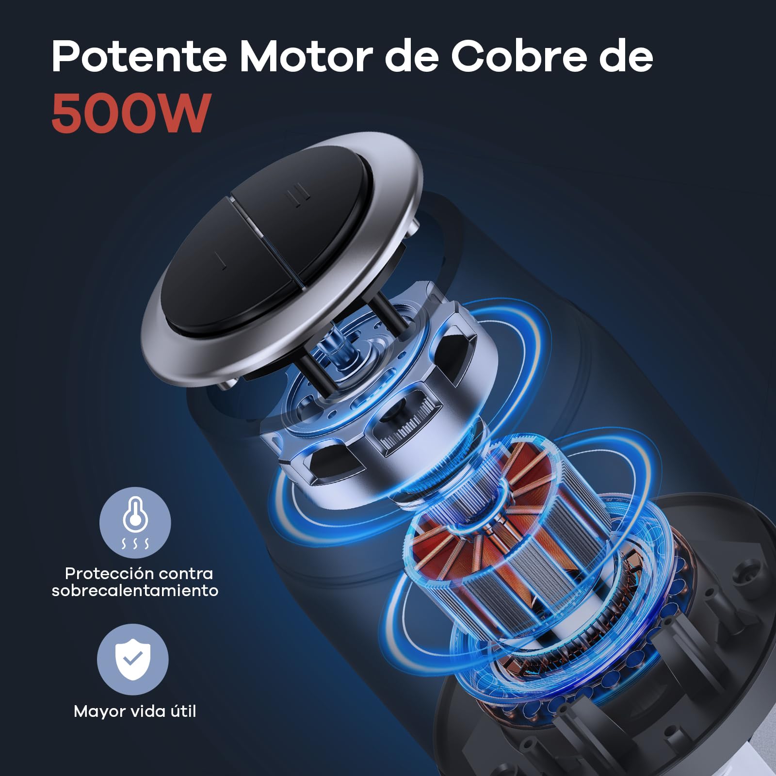 Ganiza Picadora de carne eléctrica, procesador de alimentos con 2 recipientes (1,8 L + 1,8 L), 2 cuchillas dobles, 2 velocidades, picadora eléctrica multifuncional para carne, verduras y frutos secos