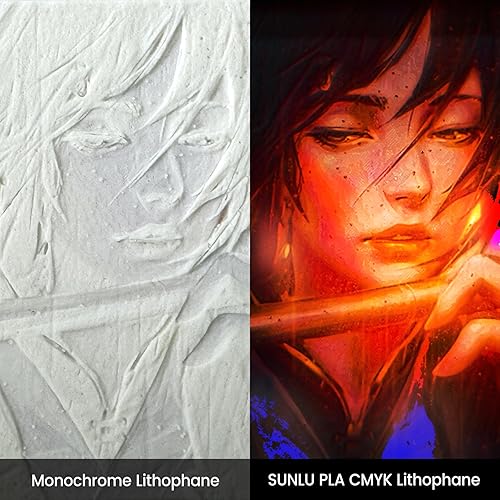 Vista 49 de SUNLU PLA filamento para impresora 3D, 1,75 PLA, precisión dimensional +/- 0.001 in, bobina de 2.2 lb 0.069 in 35.27 oz-pla transparente