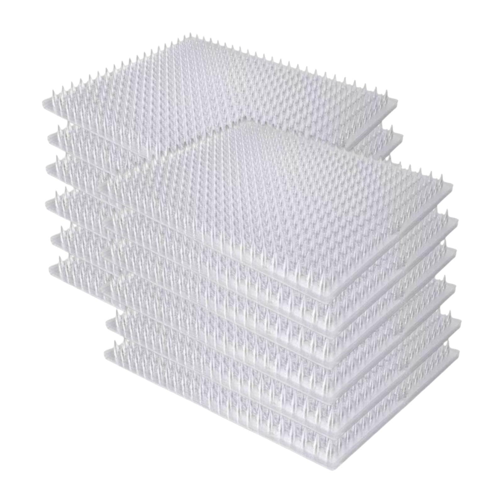 Set di 12 Tappetini Antigatto, Tappetini Barriera per Animali Domestici, Funzione Repellente per Animali, Materiale PP, Adatti per Casa, Giardino, Set da 12 Pezzi Trasparenti