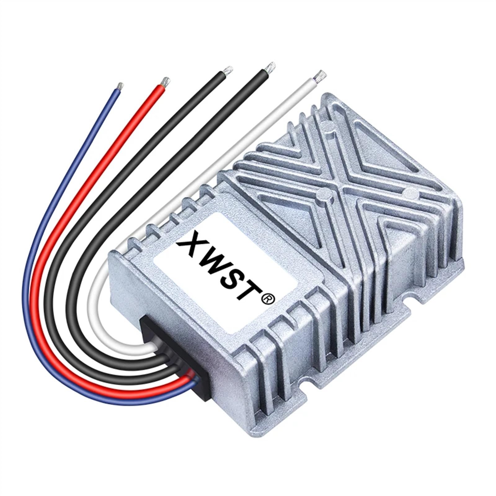 Konwerter DC 36V 48V do 5V DC Regulator Napięcia Regulator 1-65A Przetwornica Moc Reduktor Moduł Wodoodporny Transformator(6A ABS Plastic L)