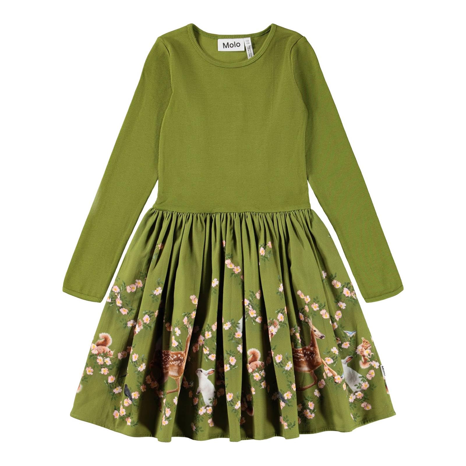Molo Mädchen Kleid Casie GOTS Argyle Forest