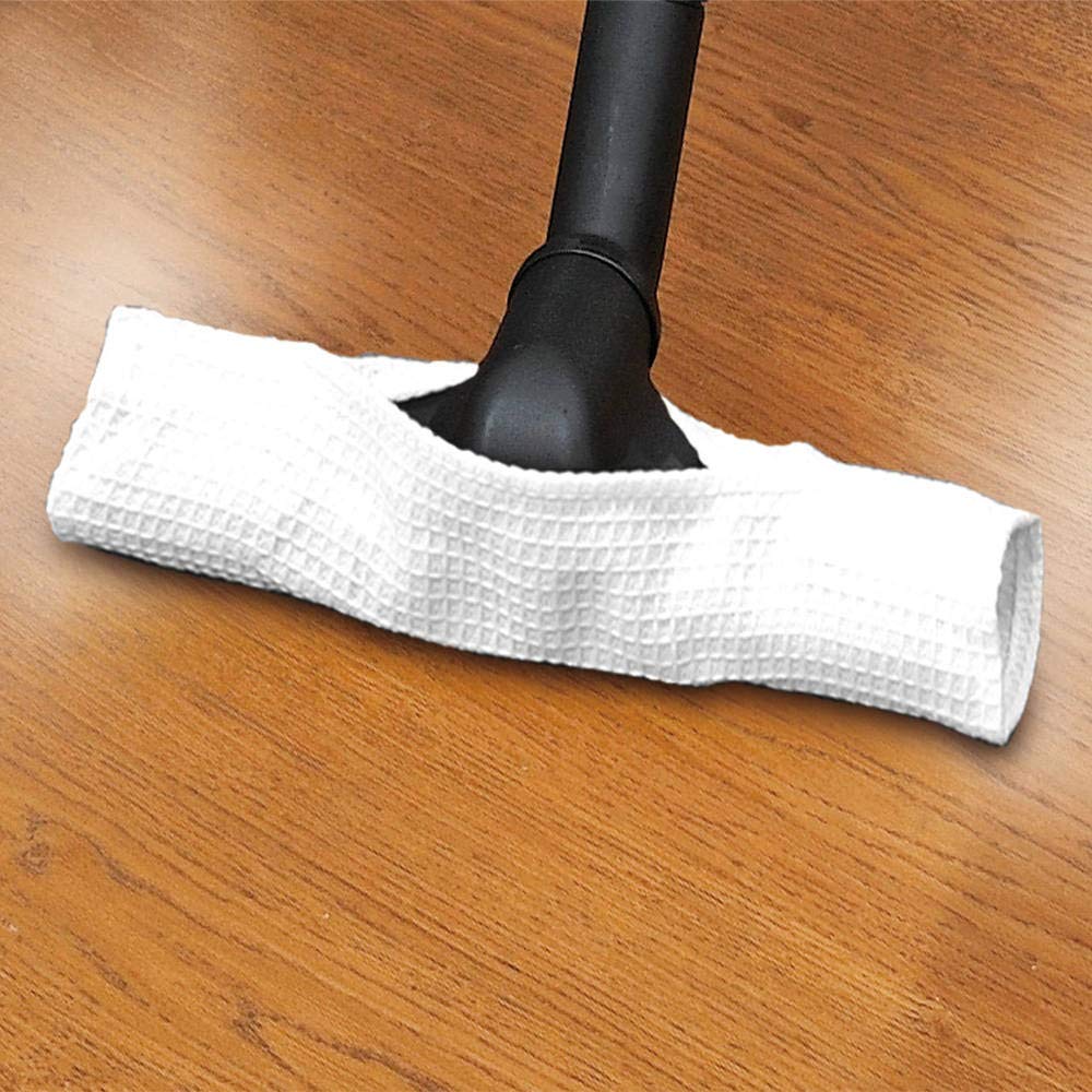 POLTI Hook and Loop Cloths for Wood Floor (2-Pack) for EcoSteamVac Dual and Turbo