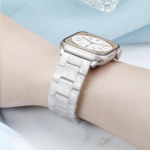 Miniatura 5 de Correa de reloj de resina ligera compatible con Apple Watch Band de 1.772 pulgadas, 1.732 pulgadas, 1.654 pulgadas, 1.732 pulgadas, pulsera de moda