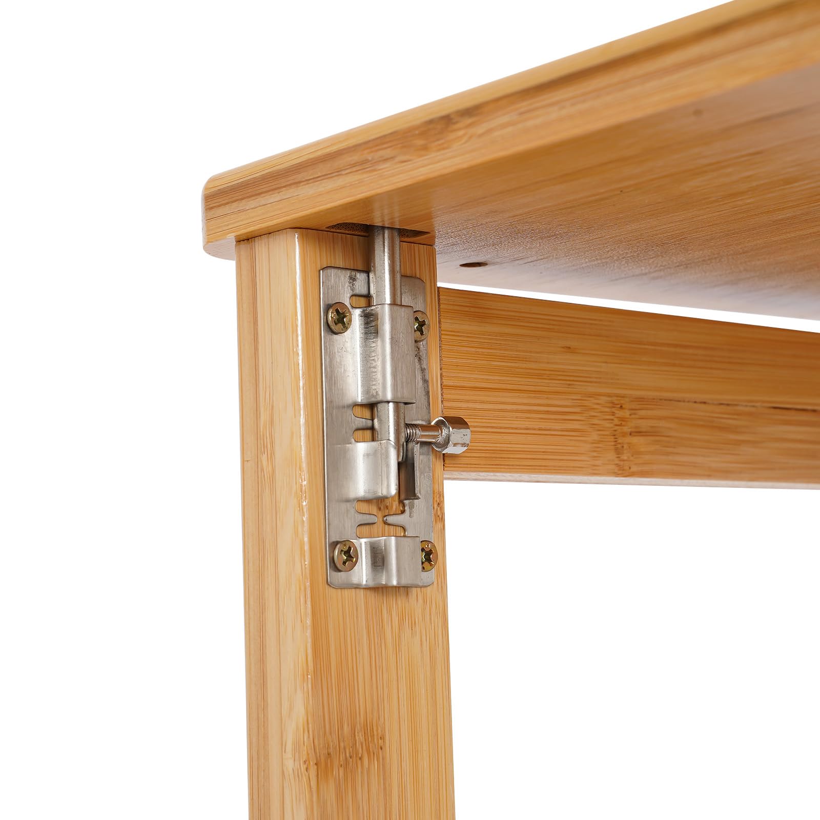 Piccola scrivania pieghevole con scaffale, per casa, ufficio, pieghevole, con scaffale, per ufficio e studio, 83 x 54 x 76 cm