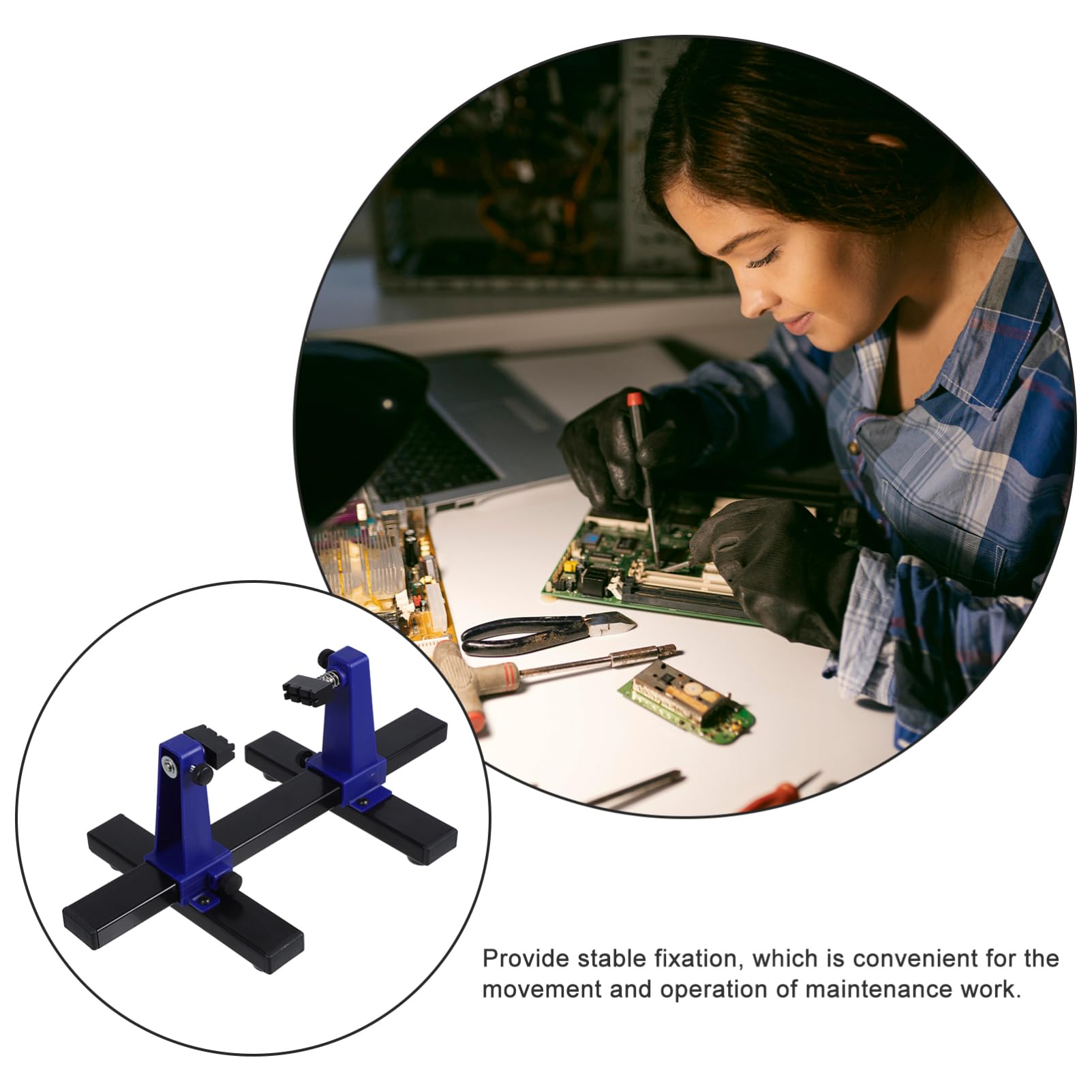 SOLUSTRE Soporte Ajustable Para Placas De Pcb Kit De Sujeción Multifuncional Para Reparación De Dispositivos Electrónicos Herramienta De Montaje y Portátil