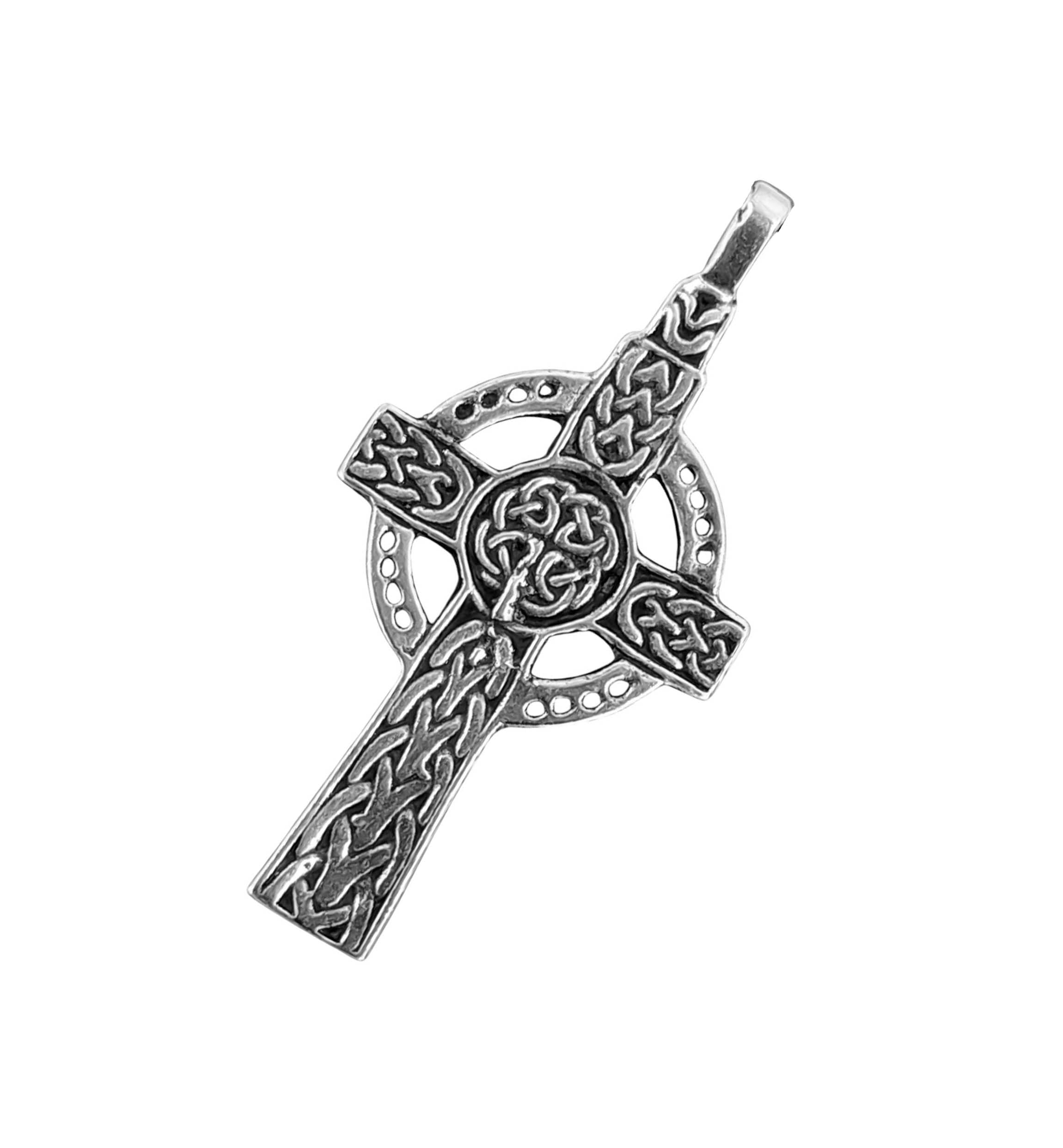 Kiss of Leather Keltisches Kreuz Anhänger aus 925 Sterling Silber Nr.31