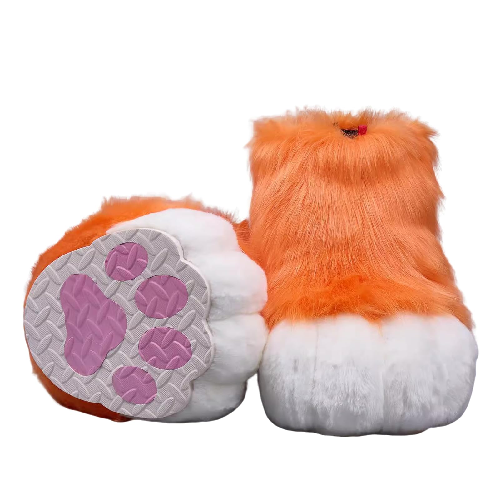 Fursuit Feet Paws,Furry Animal Paw Shoes with Non-Slip Sole