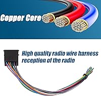 Vista 7 de RED WOLF Radio Stereo Wire Harness + Antenna Adapter Connector Plug Kit Replacement for BMW 1988-2002 528i/E46/325/323/328i/5/3