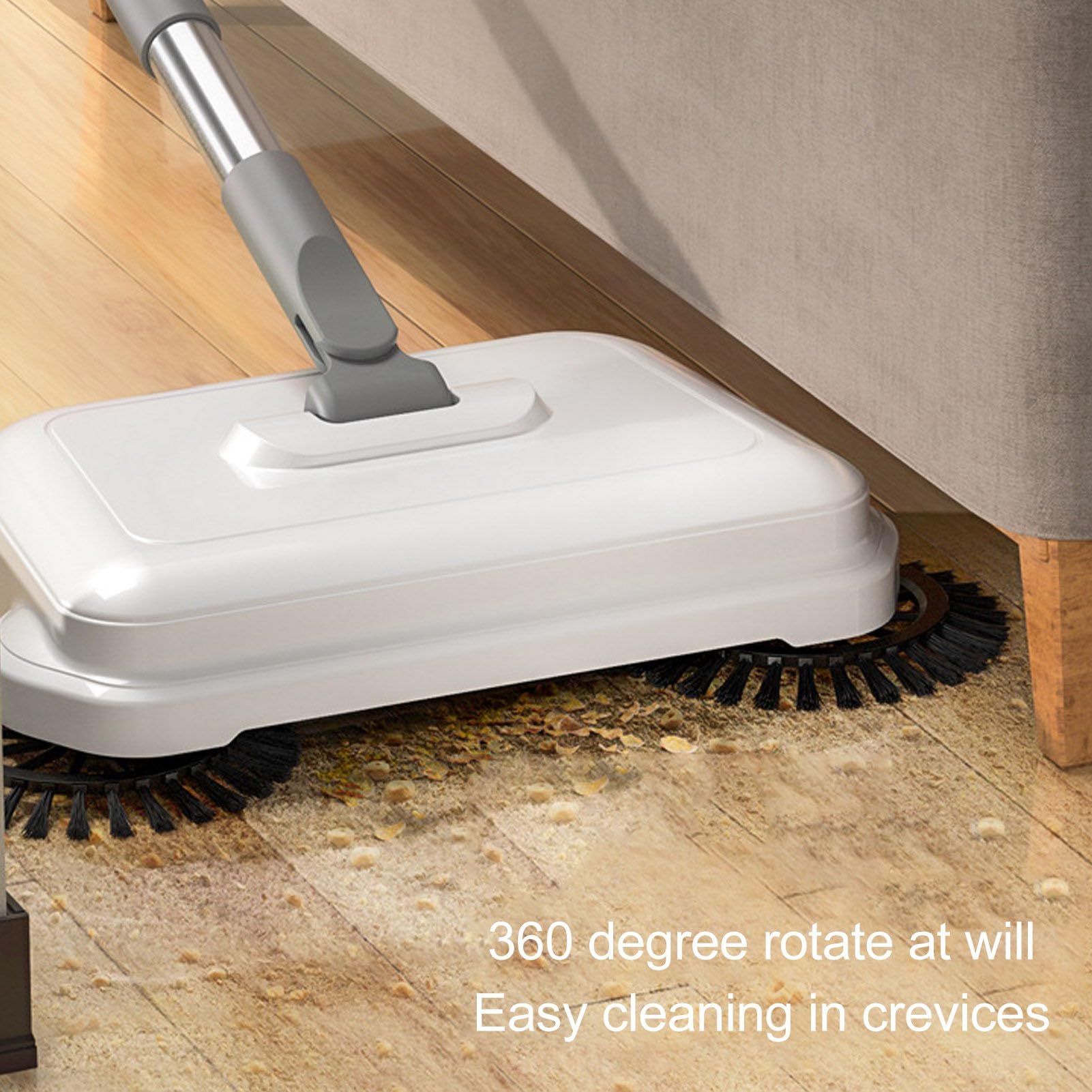 Handschupper professioneller effizienter 360 -Grad -Rotation 2 in 1 Faltbarer kompakter trockener Dual -Gebrauch -Bodenreinigung Mop für Hartholzfliesen -Flachböden
