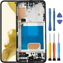for Samsung S22 5G Screen Replacement with Frame Black