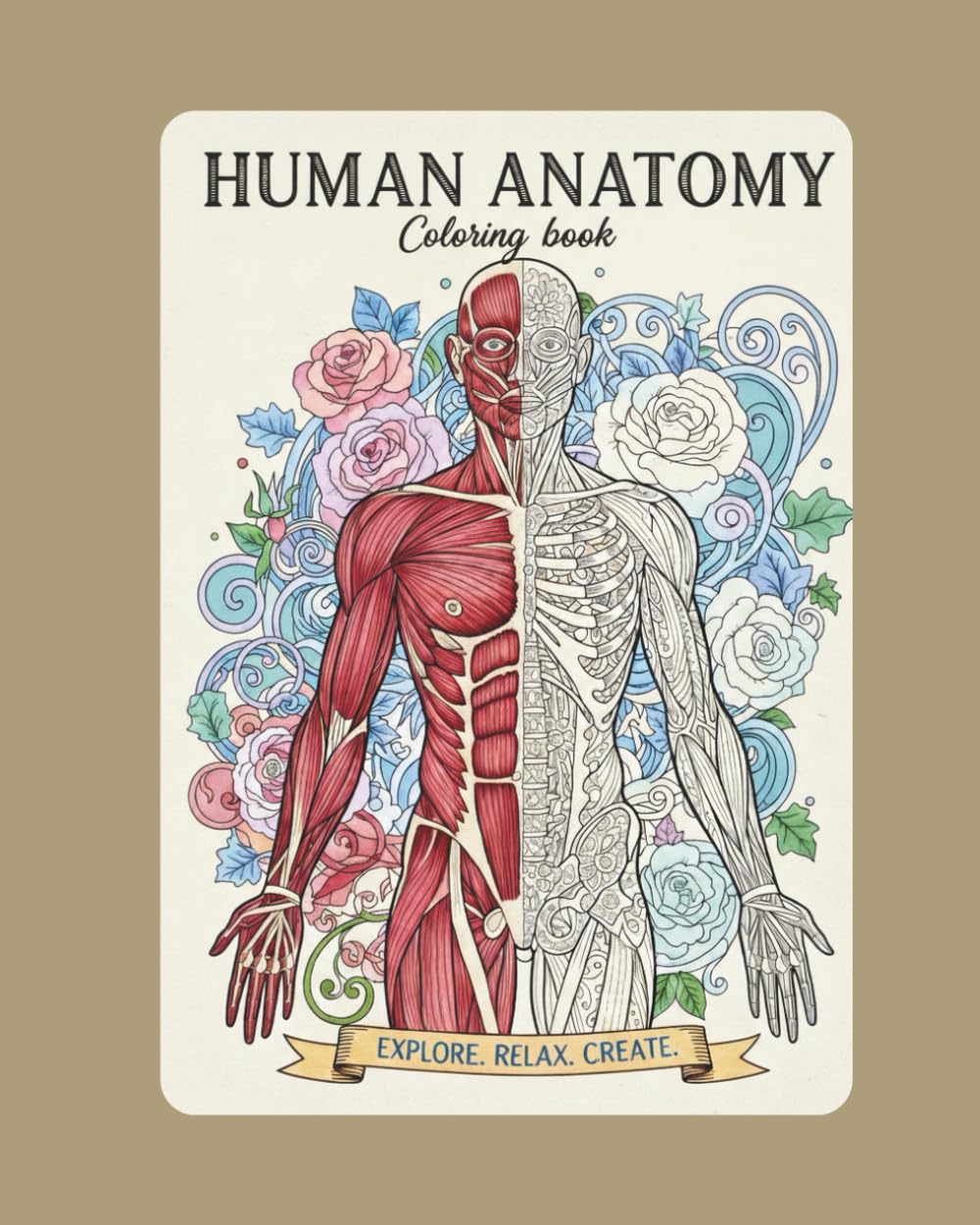 Human Anatomy: Coloring Book