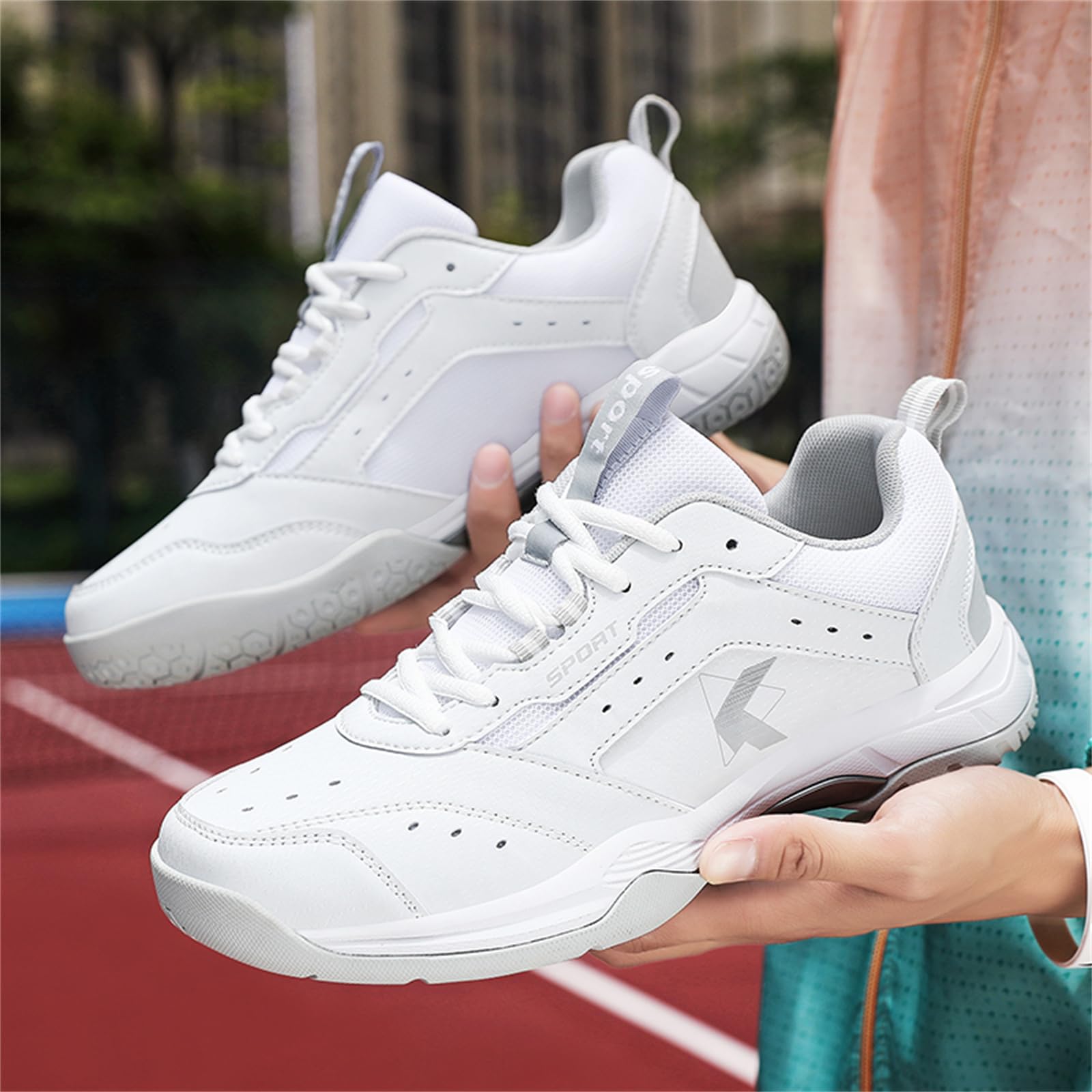 Buty do badmintona dla mężczyzn do biegania fitnessu sportu lekkie wygodne do gry w pickleball