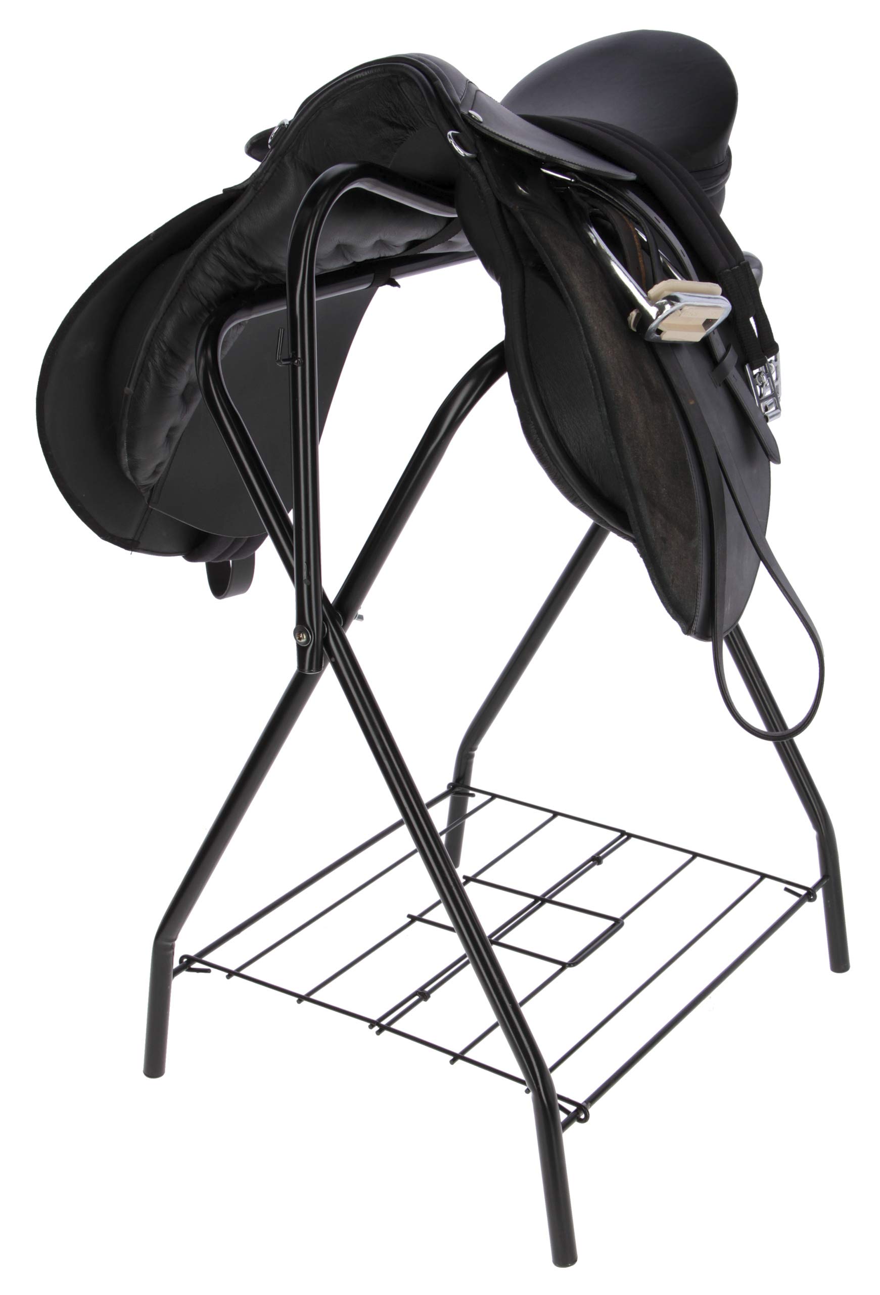 Kerbl Portasella, Nero, Metallo verniciato a polvere, 71 x 46 x 89 cm, per selle inglesi e western