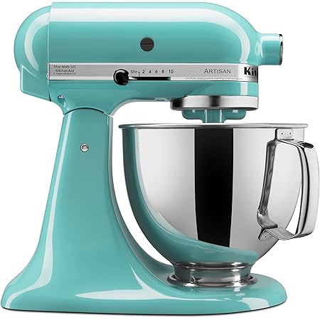KitchenAid KSM150PSAQ Artisan Series 5-Qt. Stand Mixer with Pouring Shield - Aqua Sky