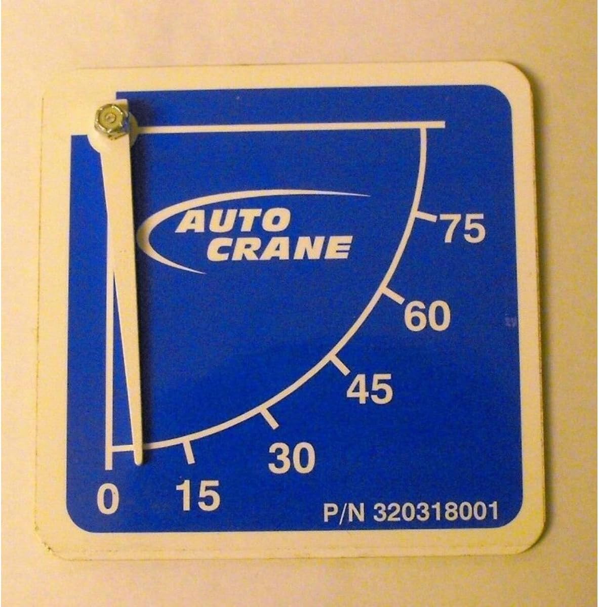 Auto Crane Decal - Angle Indicator Street Side