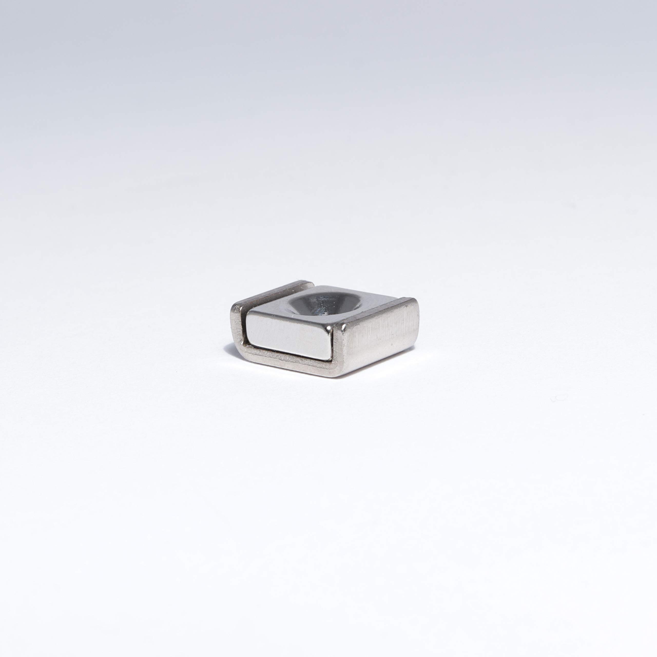 Aimants Néodyme Carrés Avec Trou Fraisé - 20x10x3 Mm, Compatible Vis M3 - Force 3kg - Revêtement NiCuNi