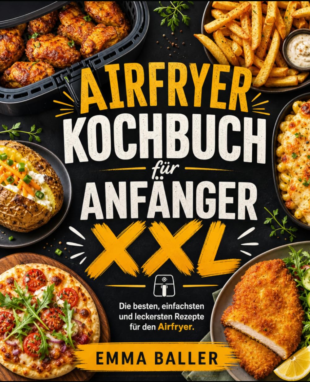 Airfryer Kochbuch für Anfänger XXL: Die besten, einfachsten und leckersten Rezepte für den Airfryer.