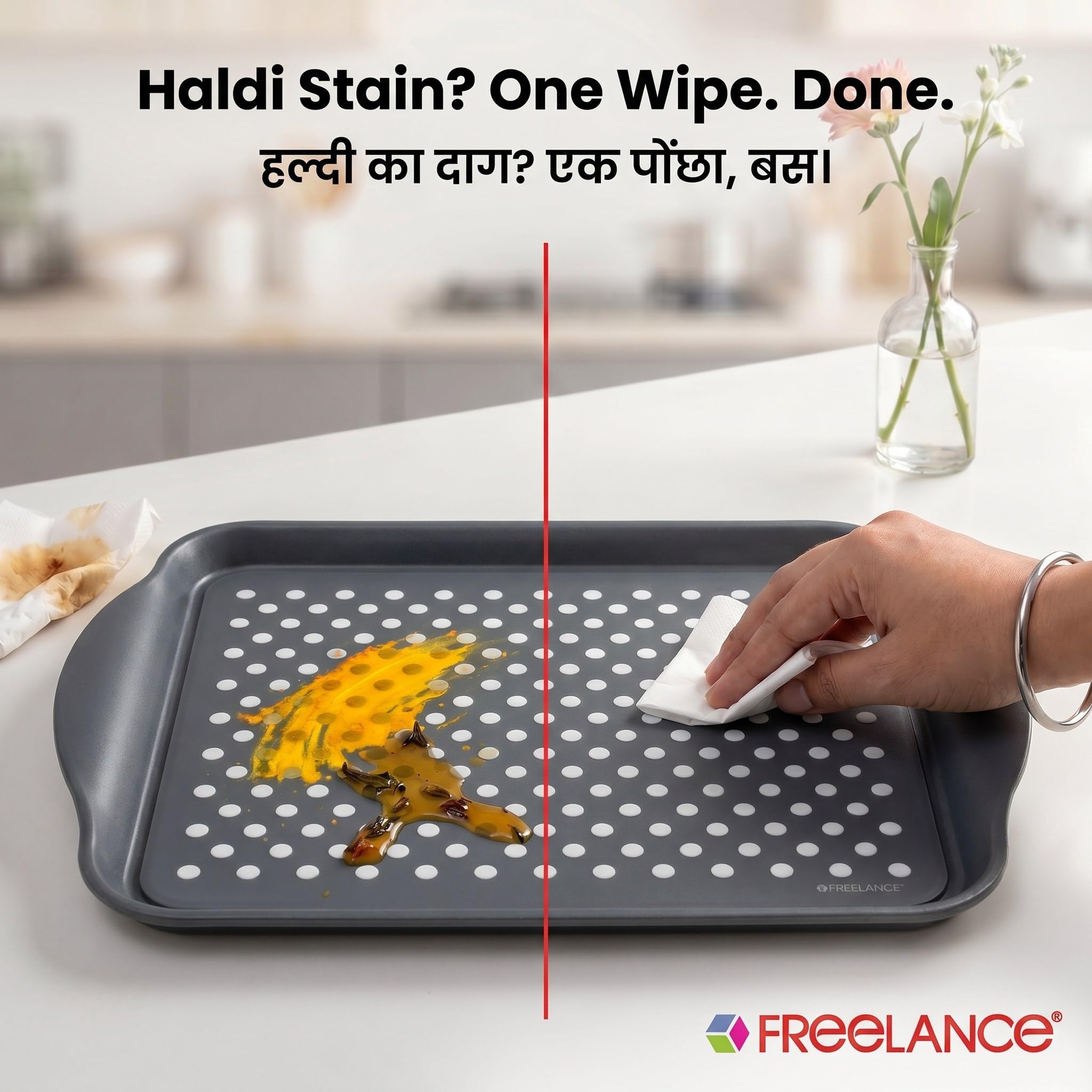 Anti-Slip Serving Tray - Durable & BPA-Free -5 Anti-Slip Serving Tray - Durable & BPA-Free -5