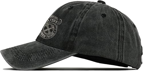 Miniatura 3 de I Fix Stuff and Know Things Sombrero para hombre, I Fix Things Hat, I Fix Stuff Hat, I Fix Things and I Know Stuff Hat 3 (negro)