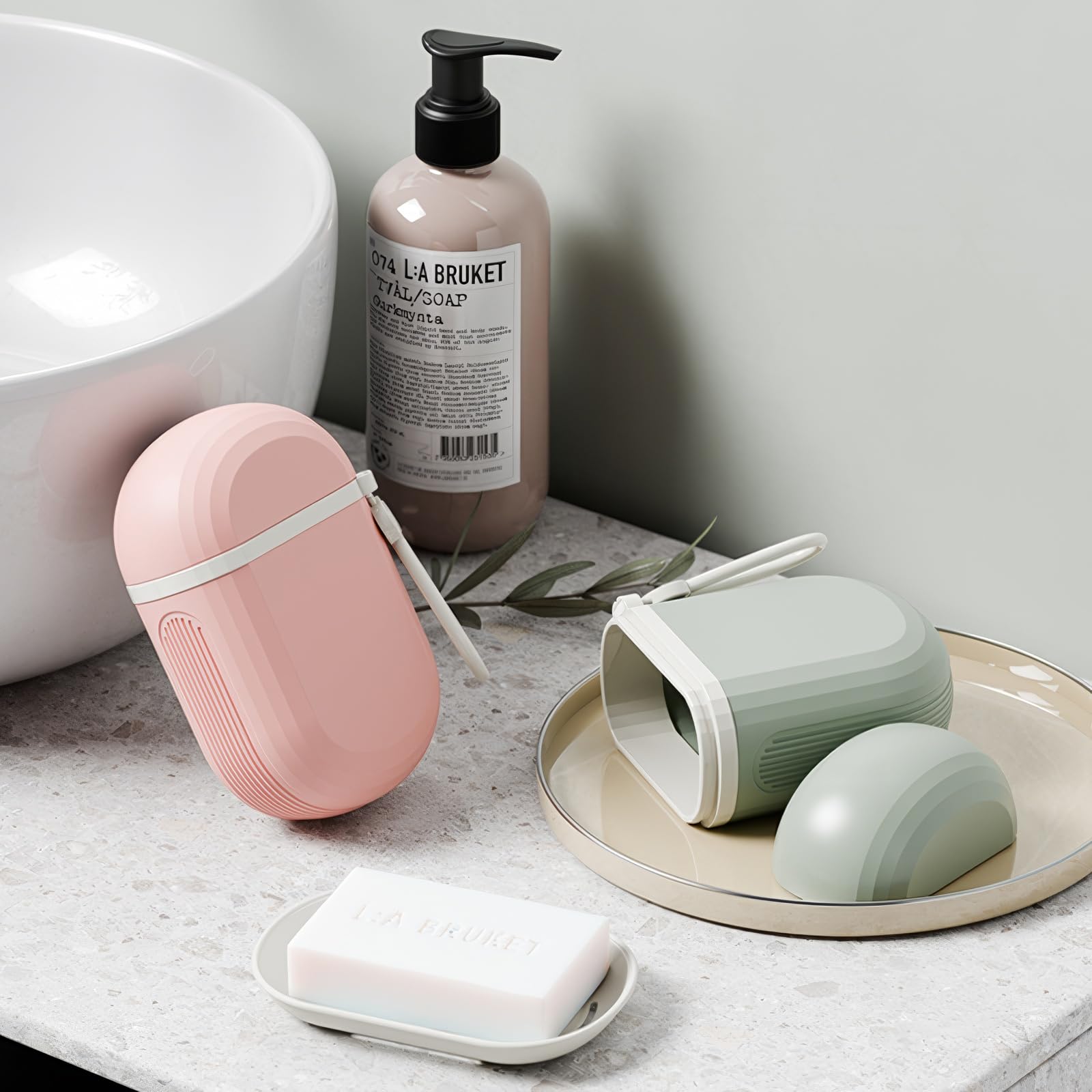 Portasapone, portasapone a doppio strato con coperchio, portasapone da viaggio portatile, portasapone impermeabile e sigillato per casa,(colore ambra) | Leroy Merlin