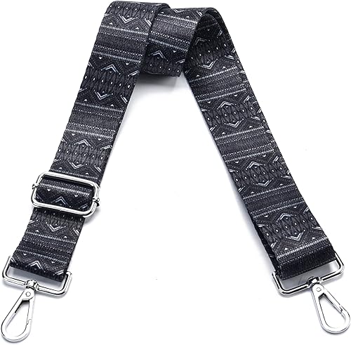 Miniatura 139 de Correa ancha para bolso, correa ajustable para bolsa cruzada, correas de hombro plateadas