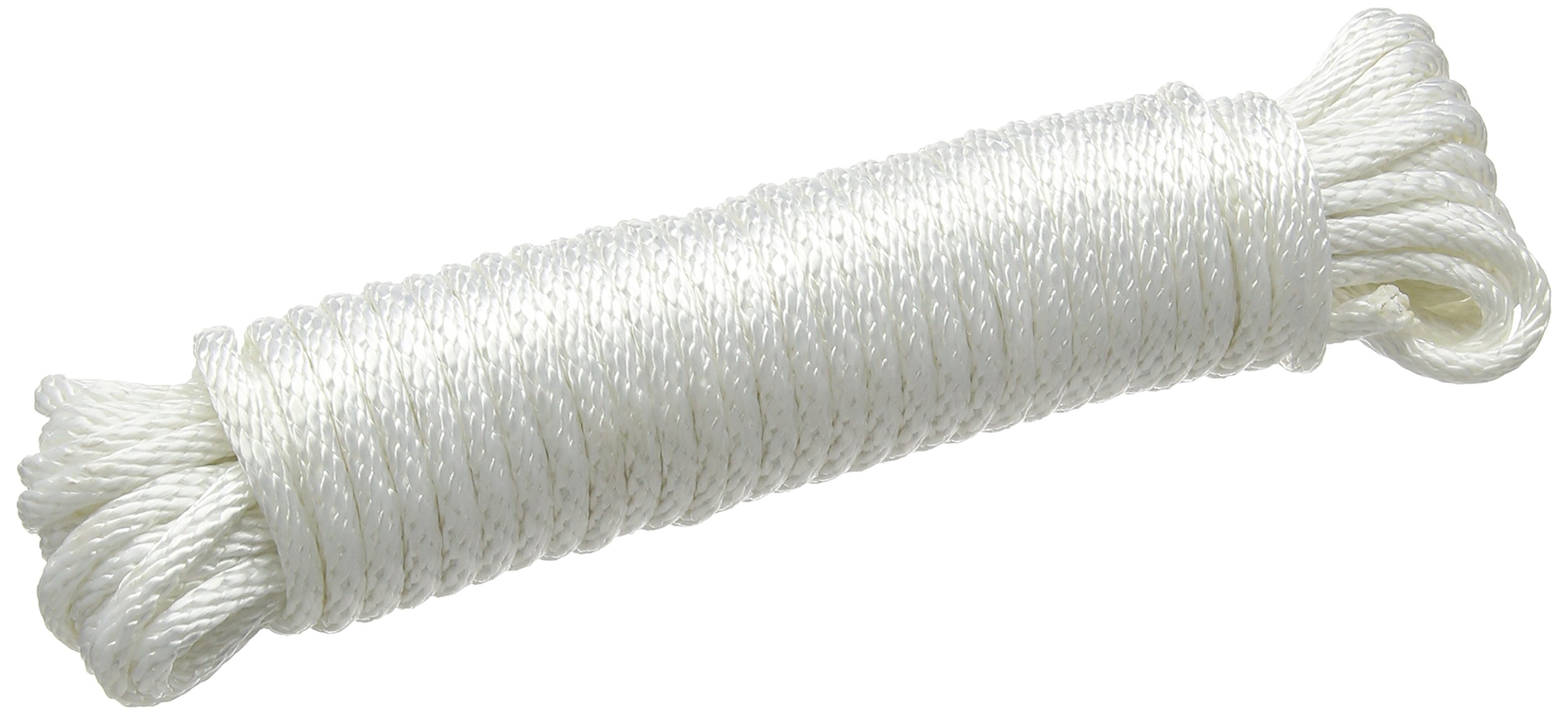 Do it Best E21210 Nylon Braided Packaged Rope, 1/4"X50', White